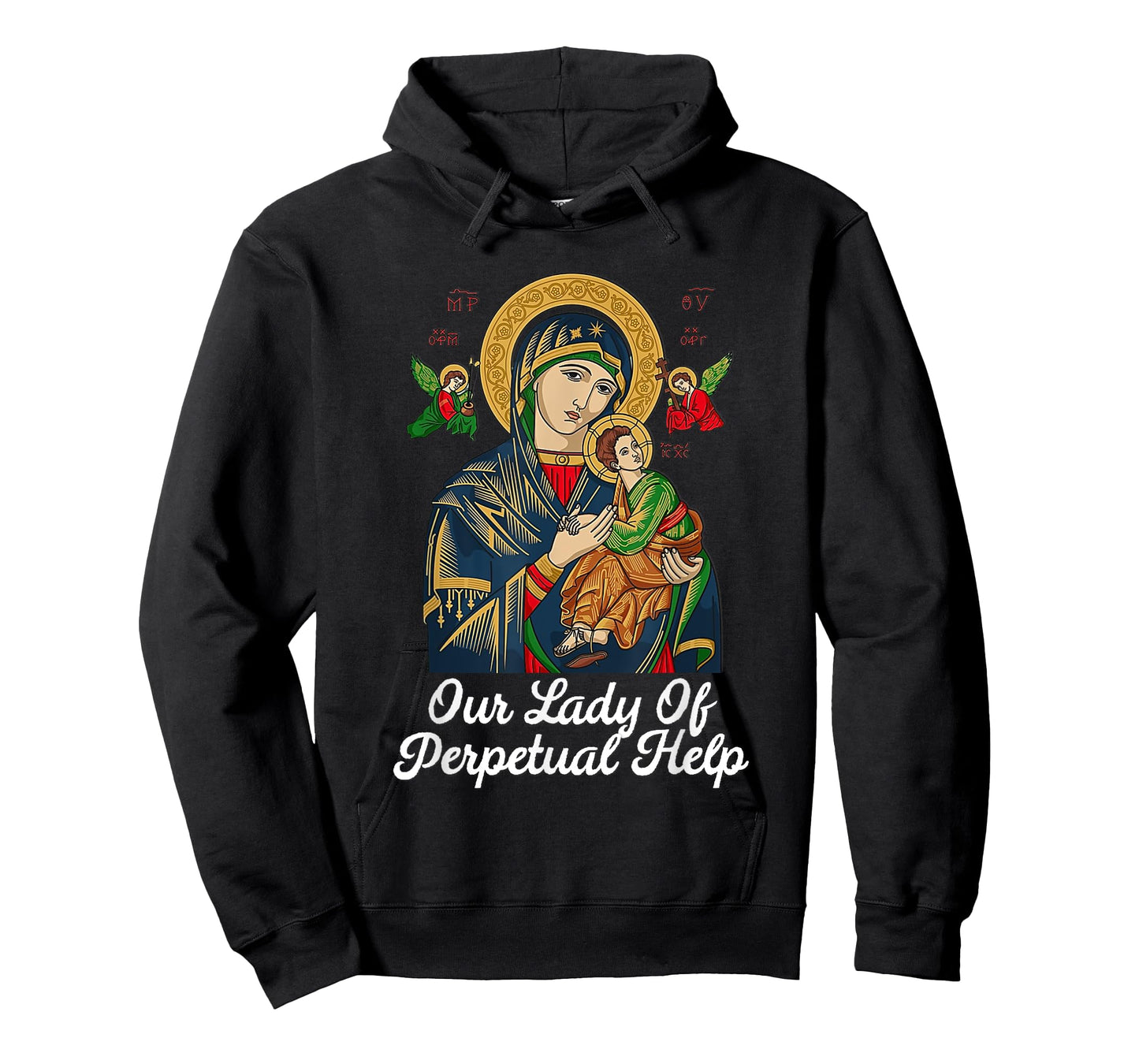 Our Lady of Perpetual Help Blessed Mother Mary Catholic T-Shirt