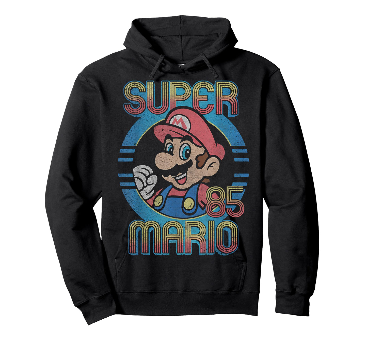 Nintendo Super Mario Retro Circle Vintage T-Shirt