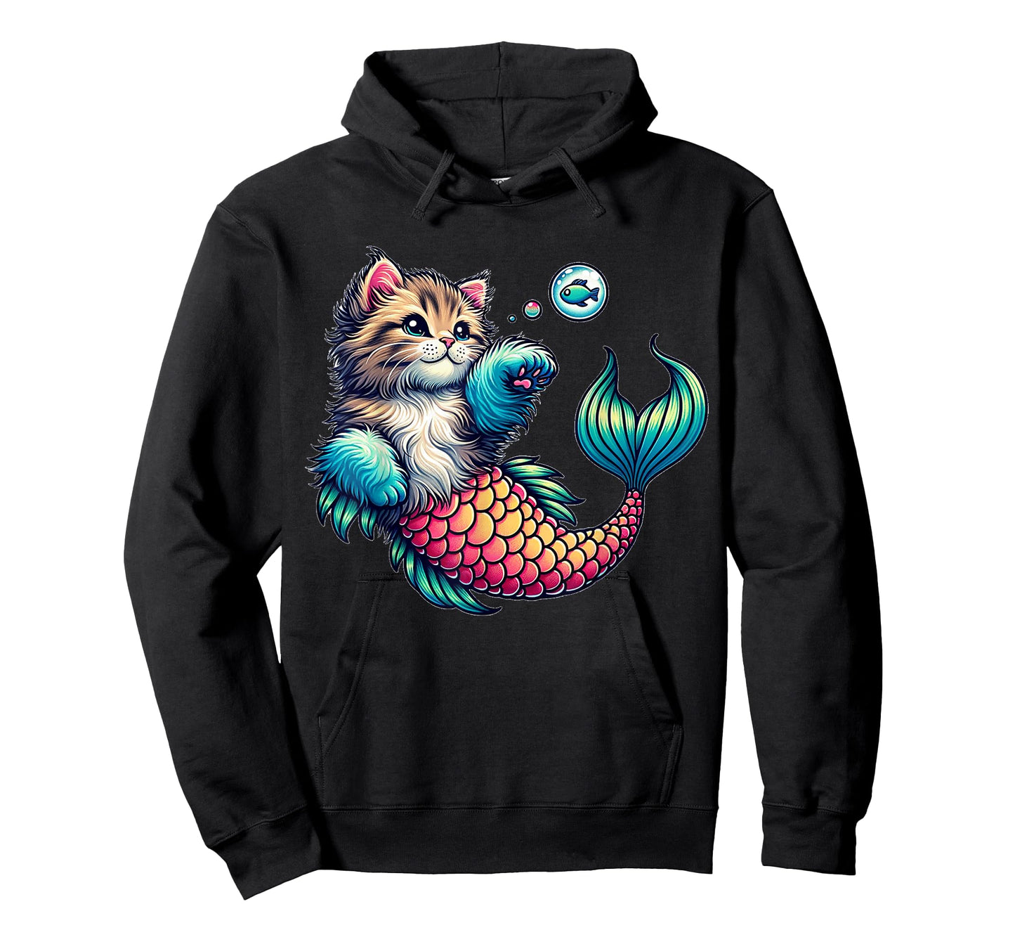 Purrmaid Cat Mermaid for Mermaid Lovers Cat Moms & Girls T-Shirt