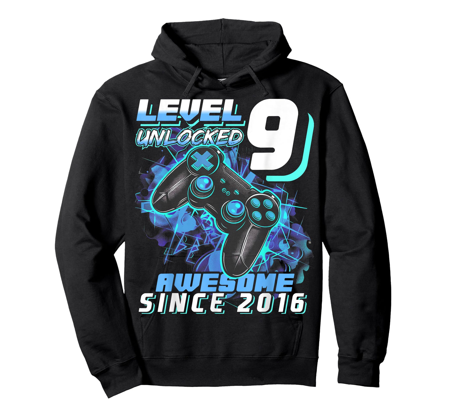 9th Birthday Boy Level 9 Gamer 9 Year Video Game Party T-Shirt