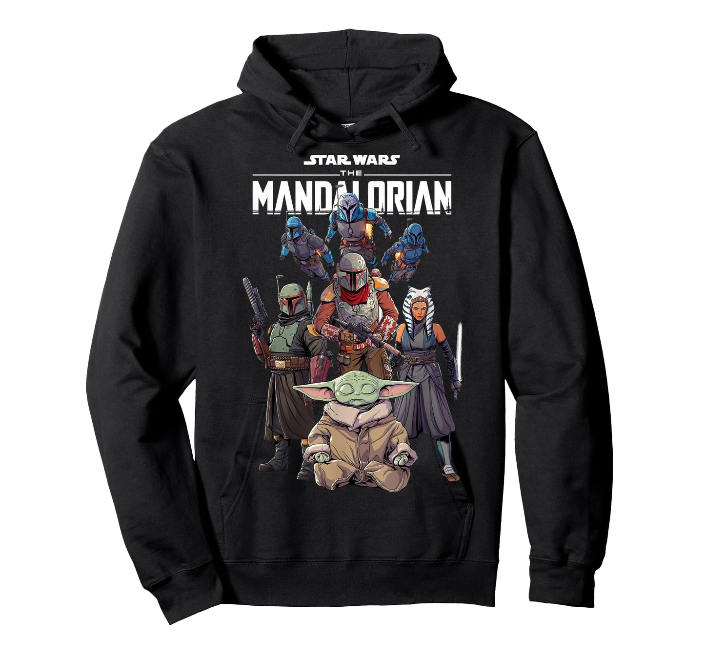Star Wars: The Mandalorian Group Shot Hero Poster T-Shirt