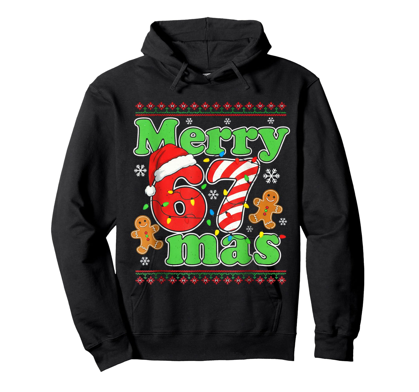 Funny Merry 67 mas Christmas Holiday Women Kids Xmas Ugly T-Shirt