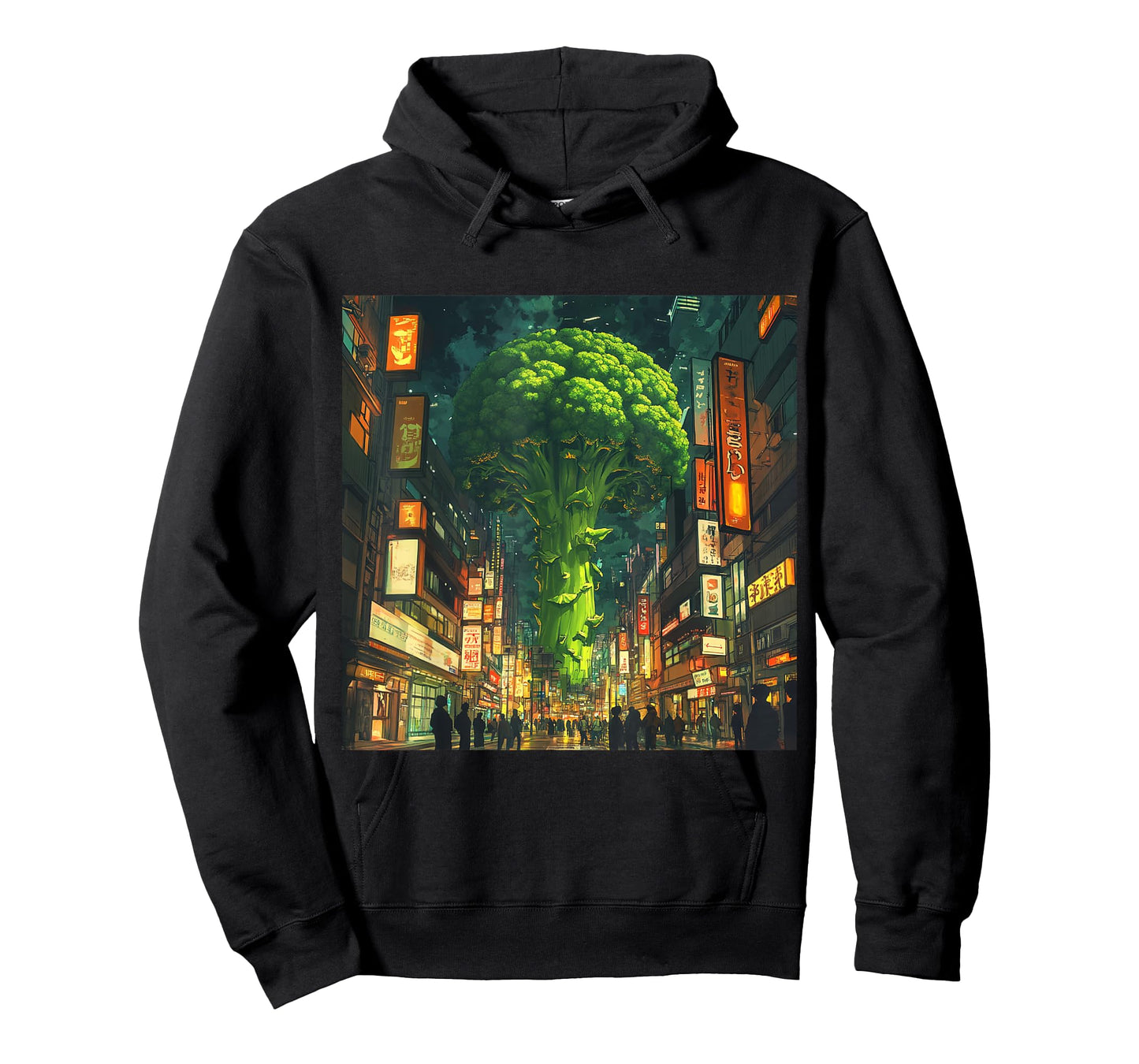 Mob Psycho100 Anime Fan Art Broccoli Tree City T-Shirt T-Shirt