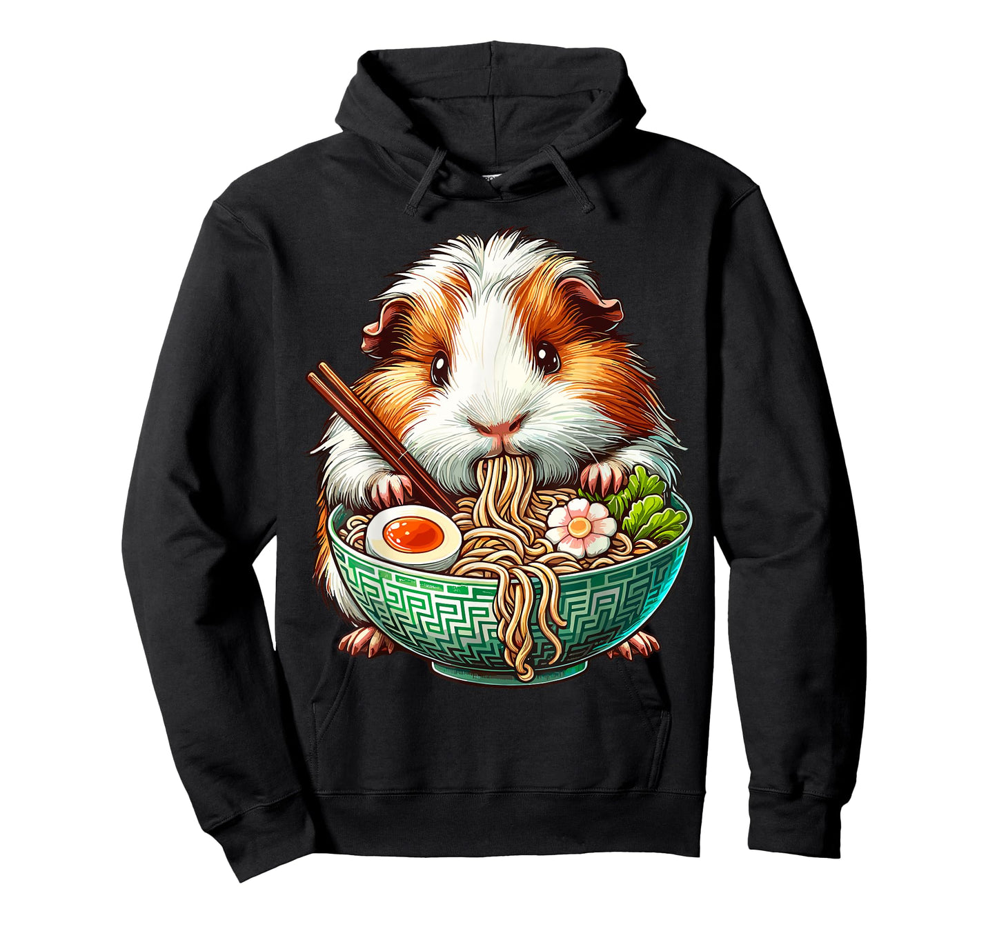 Guinea Pig Eating Ramen Japanese Noodles T-Shirt