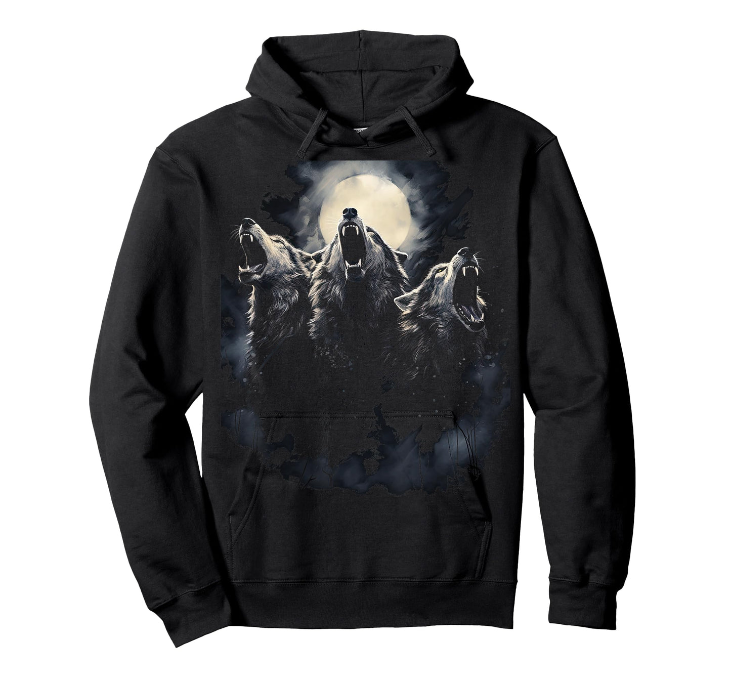 Wolves Howl to the Moon Wolf Wild Animals T-Shirt