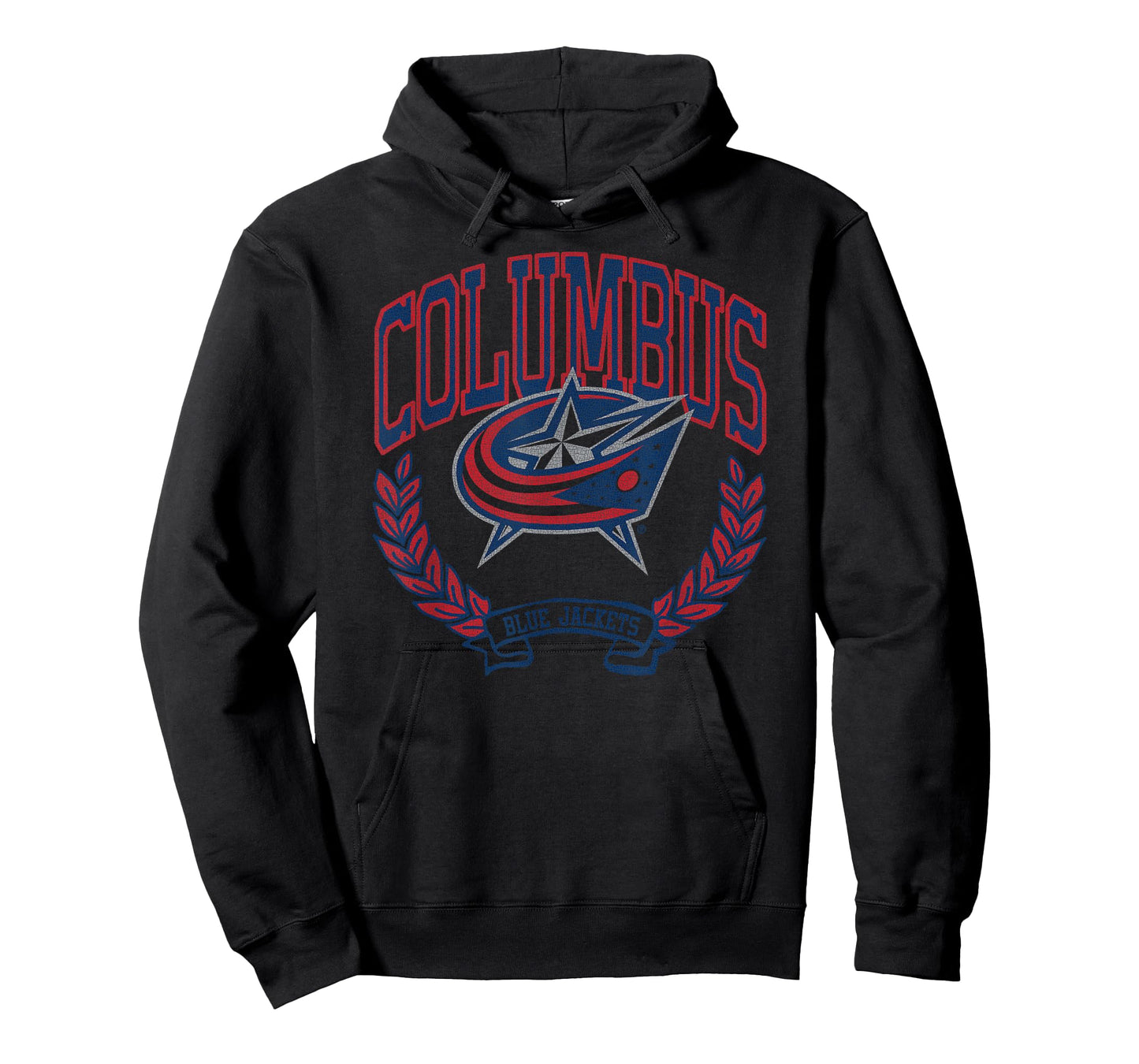 Columbus Blue Jackets Vintage Victory White Licensed T-Shirt
