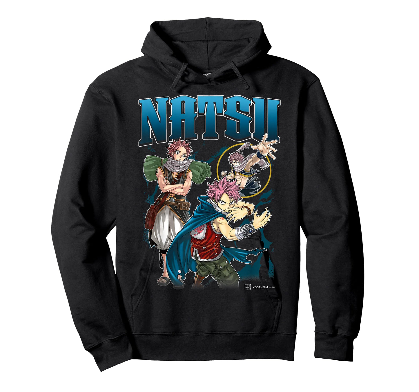 Fairy Tail Natsu Dragneel Multi Pose Distressed Showcase T-Shirt