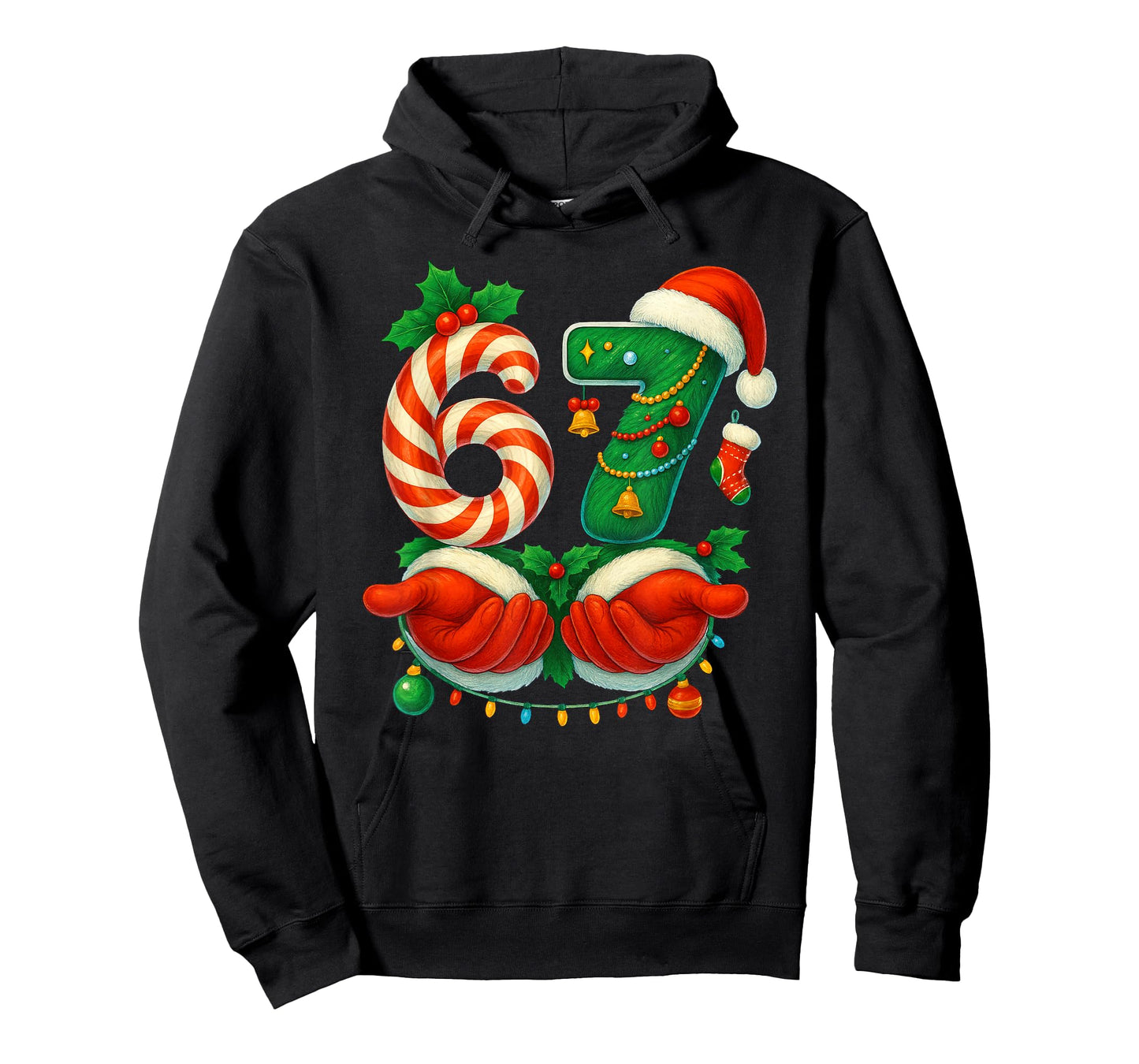 67 Christmas 6 7 Xmas Meme Funny Christmas Boys Girls Kids T-Shirt