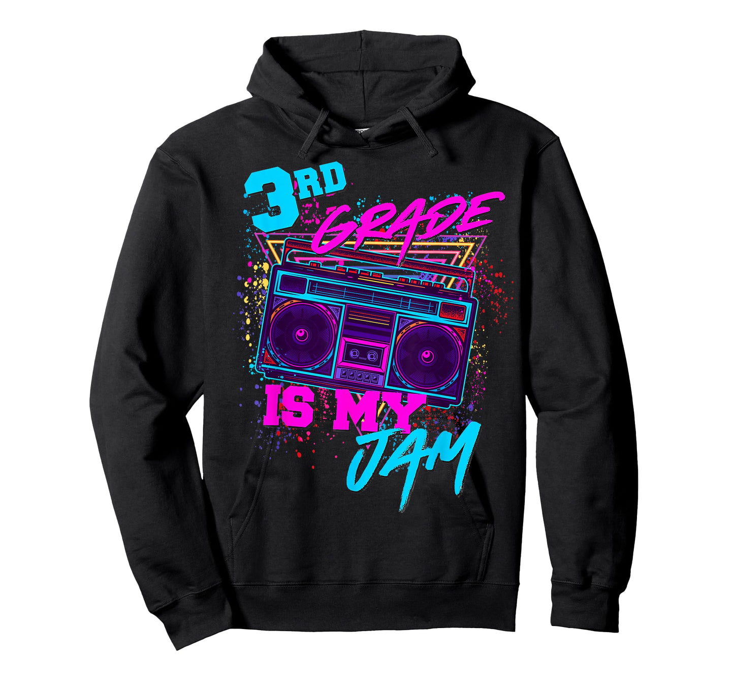 3rd Grade Is My Jam Third 80s 1980s Teacher Student Retro T-Shirt