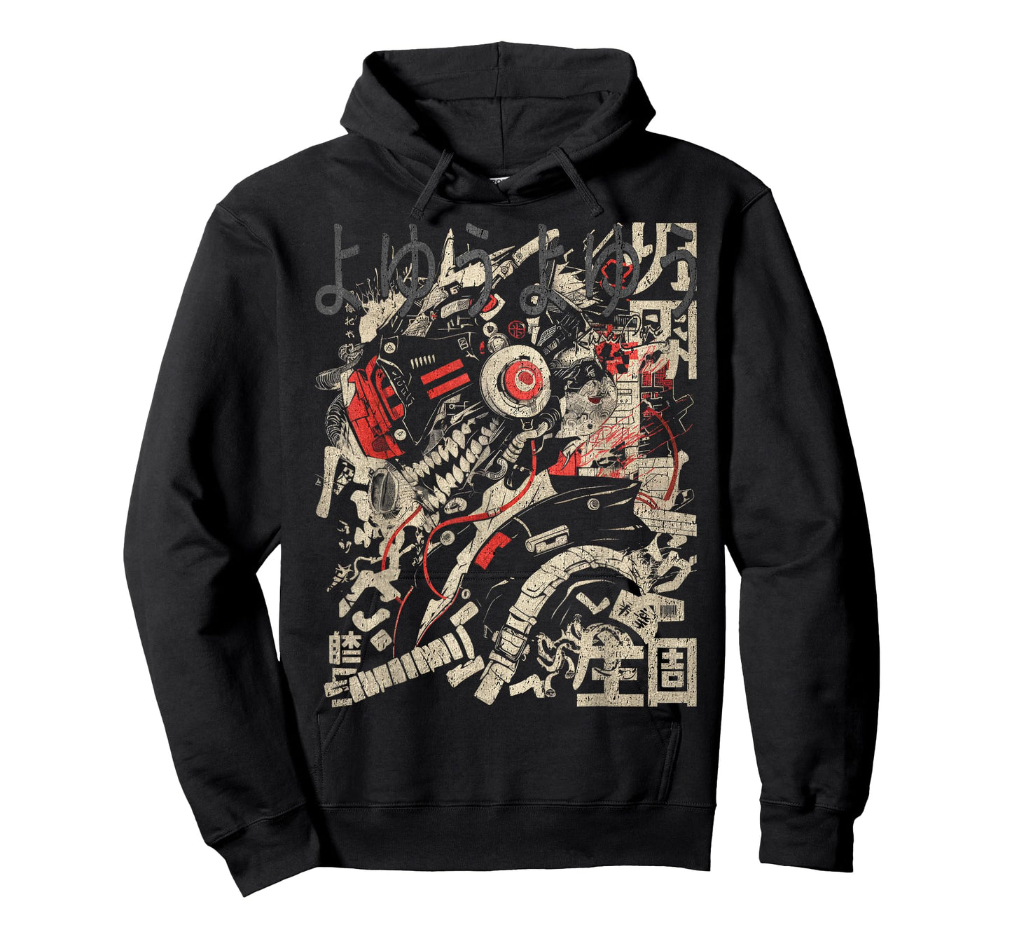 Japanese Streetwear Cyberpunk Y2K Techwear Retro Manga Anime T-Shirt