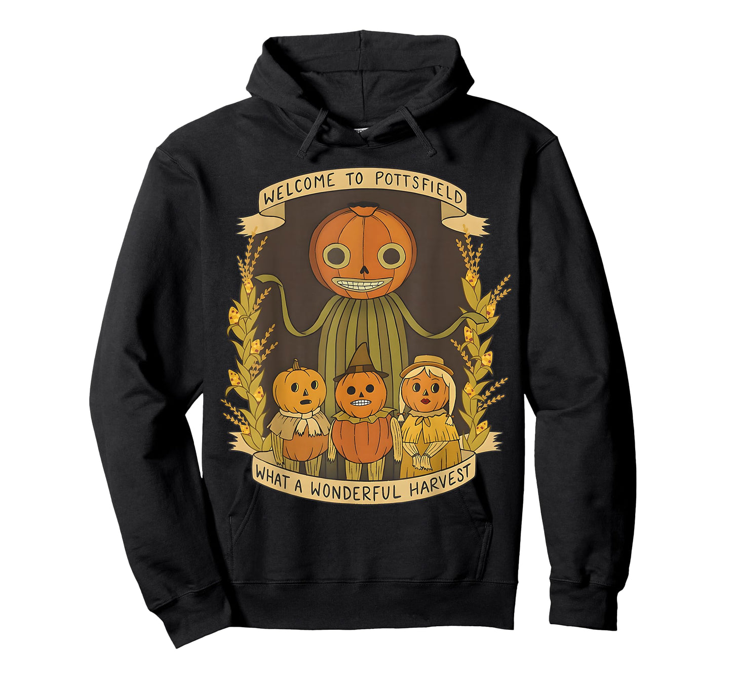 Spooky Pottsfield Harvest Festival Pumpkin Vibes Halloween T-Shirt