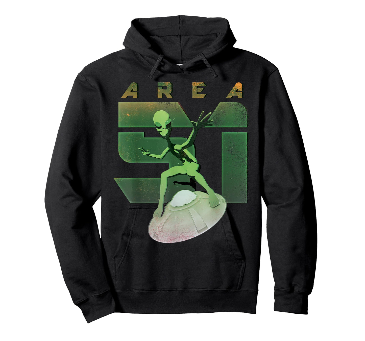 Alien Area 51 Shirt UFO Green Man Flying Saucer Space T-Shirt