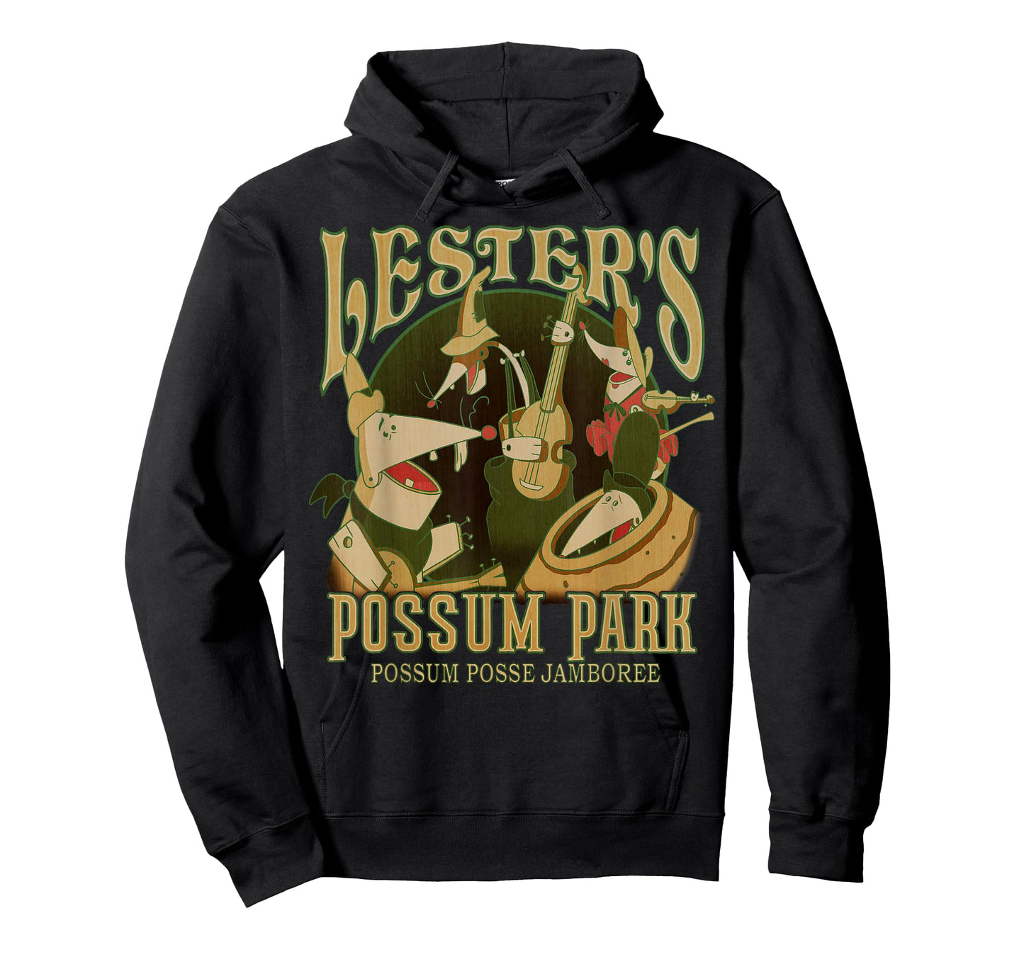 Disney A Goofy Movie Lester's Possum Park Vintage Poster T-Shirt
