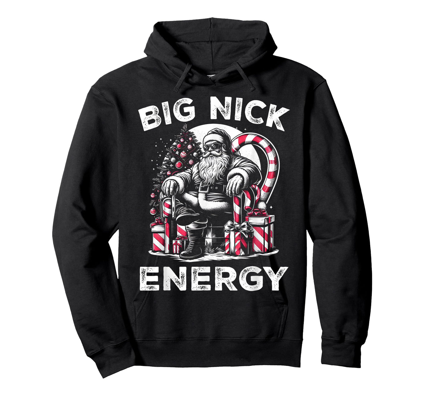Big Nick Energy Funny Santa Claus Christmas Men Women Kids T-Shirt