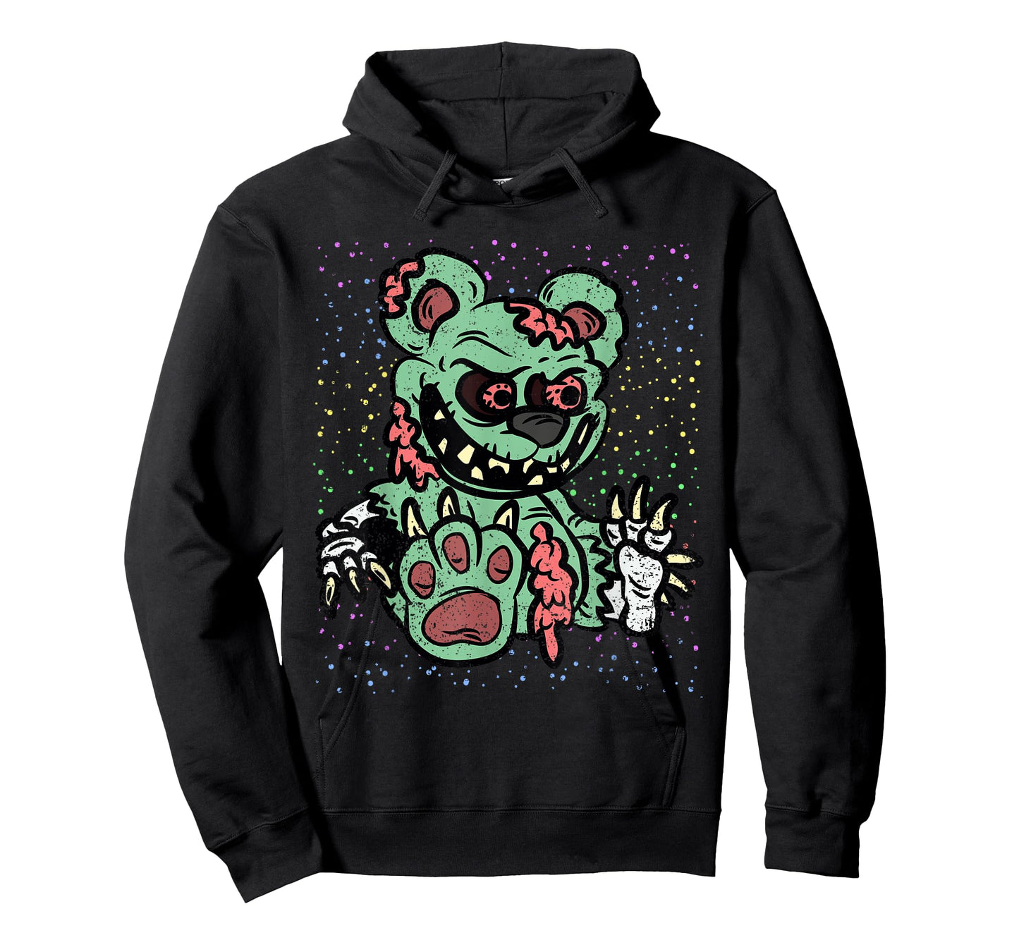 Zombie Teddy Bear Halloween Costume Scary Spooky Monster T-Shirt