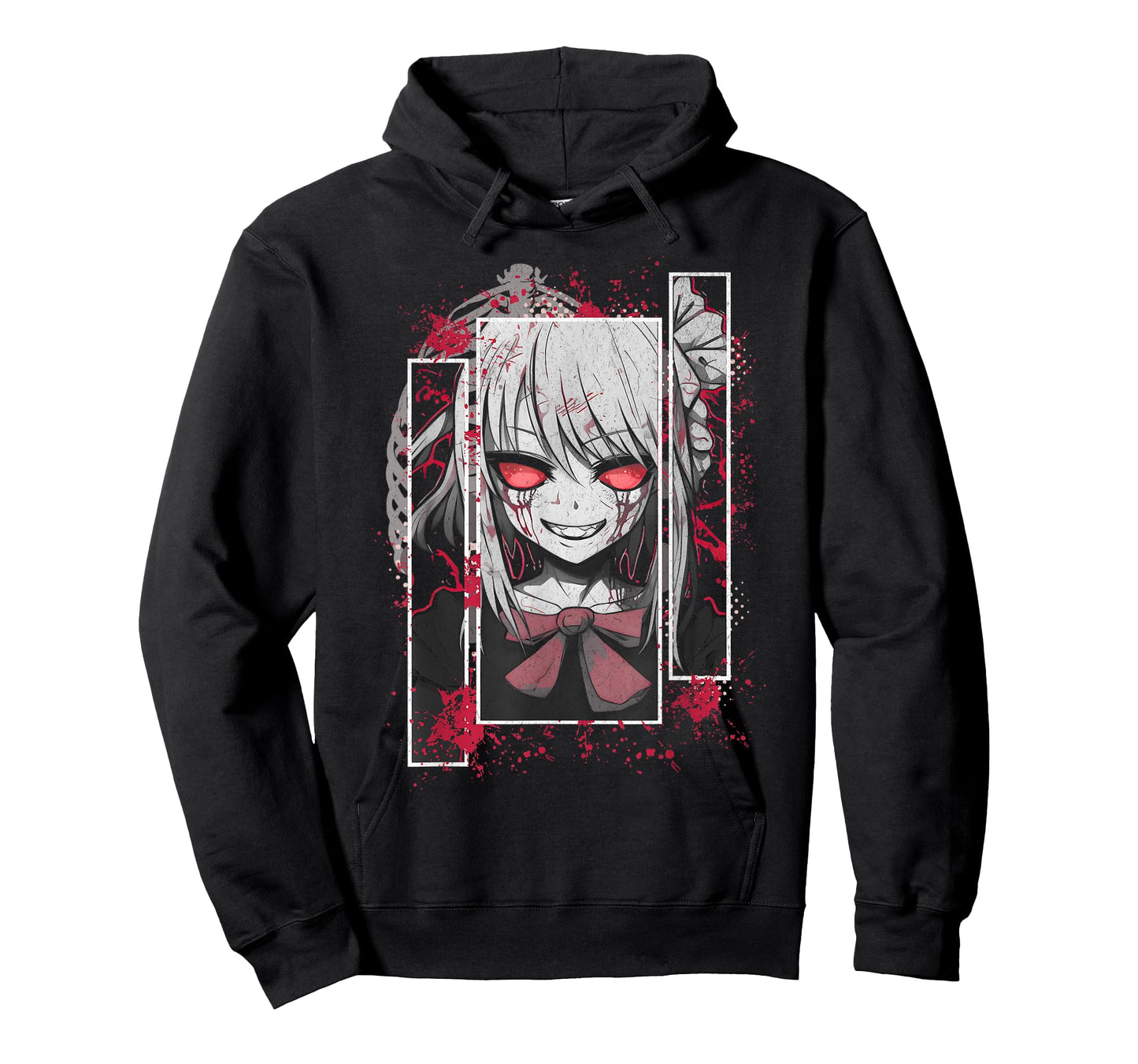 Horror Anime Yandere Menhera Demon Girl Japanese Aesthetic T-Shirt