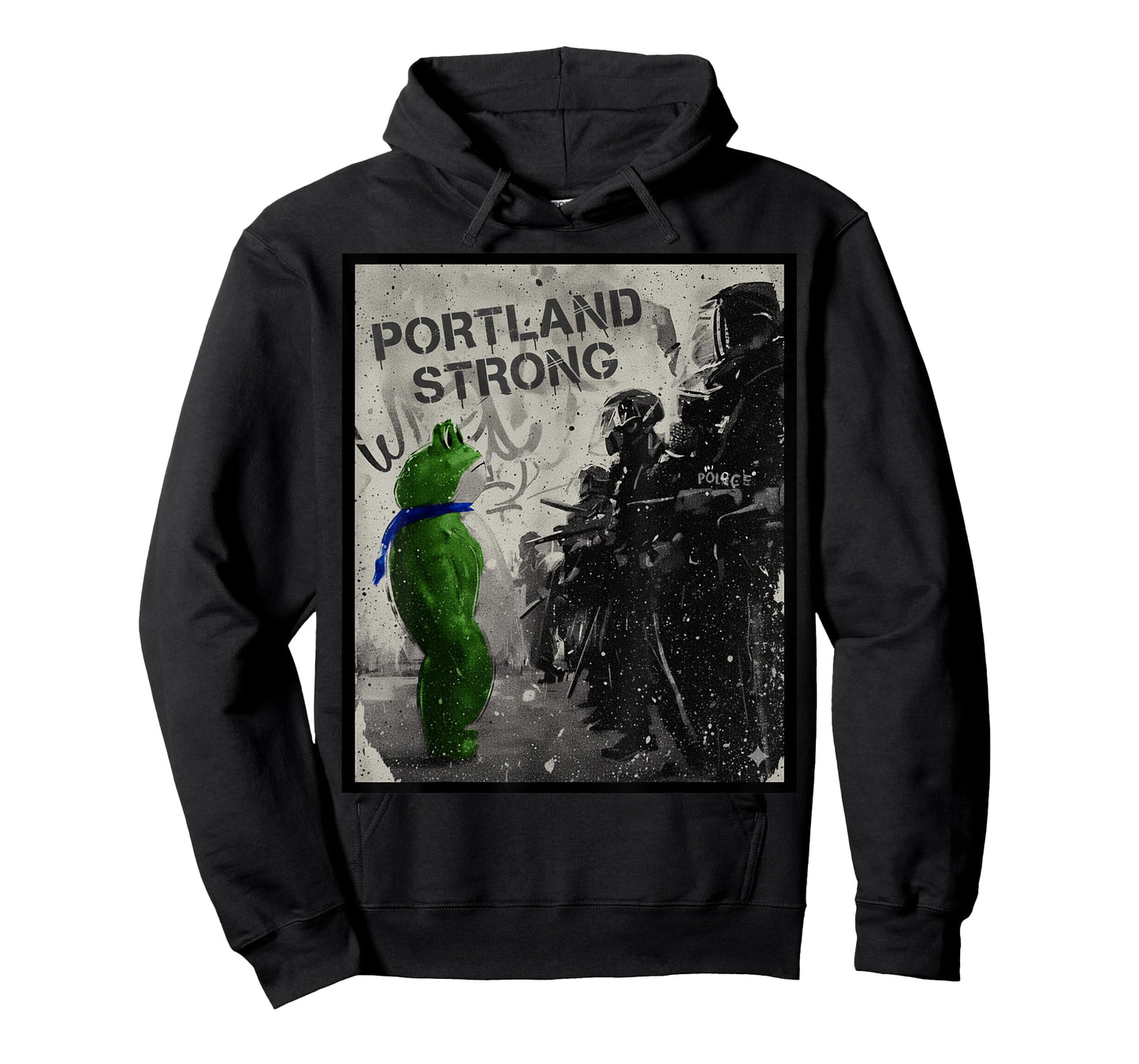 Portland Strong Portland Frog Resist No Kings October 18 T-Shirt