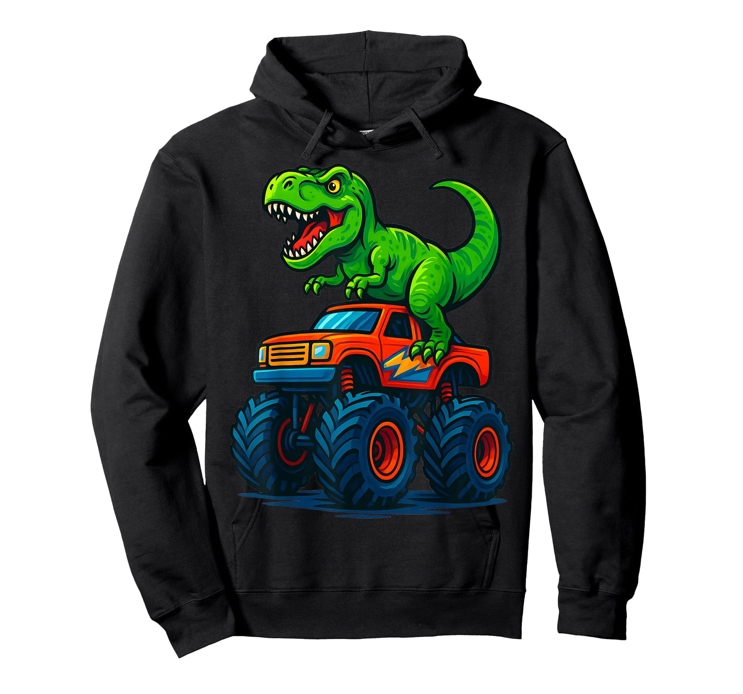 T-Rex Dinosaur Monster Truck Boys Birthday School Dino T-Shirt