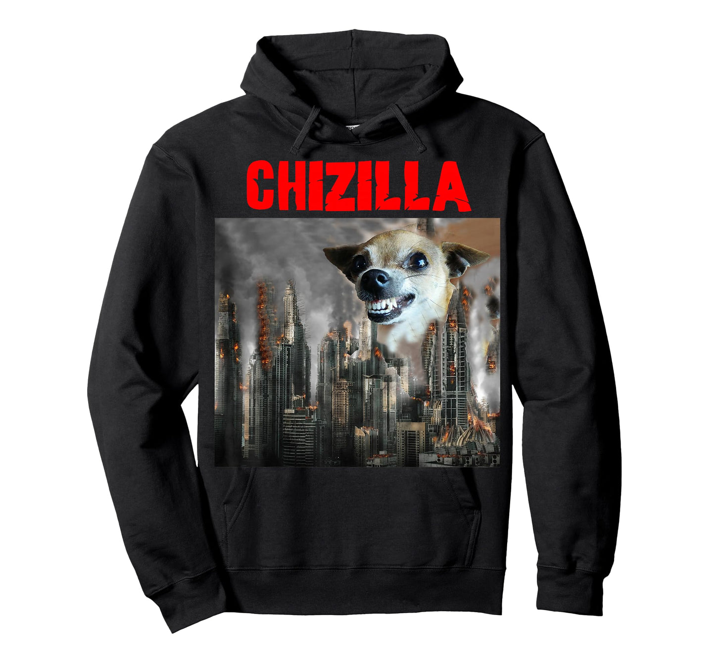 Chihuahua Dog Lovers - Watch Out for the Monster CHIZILLA!!! T-Shirt