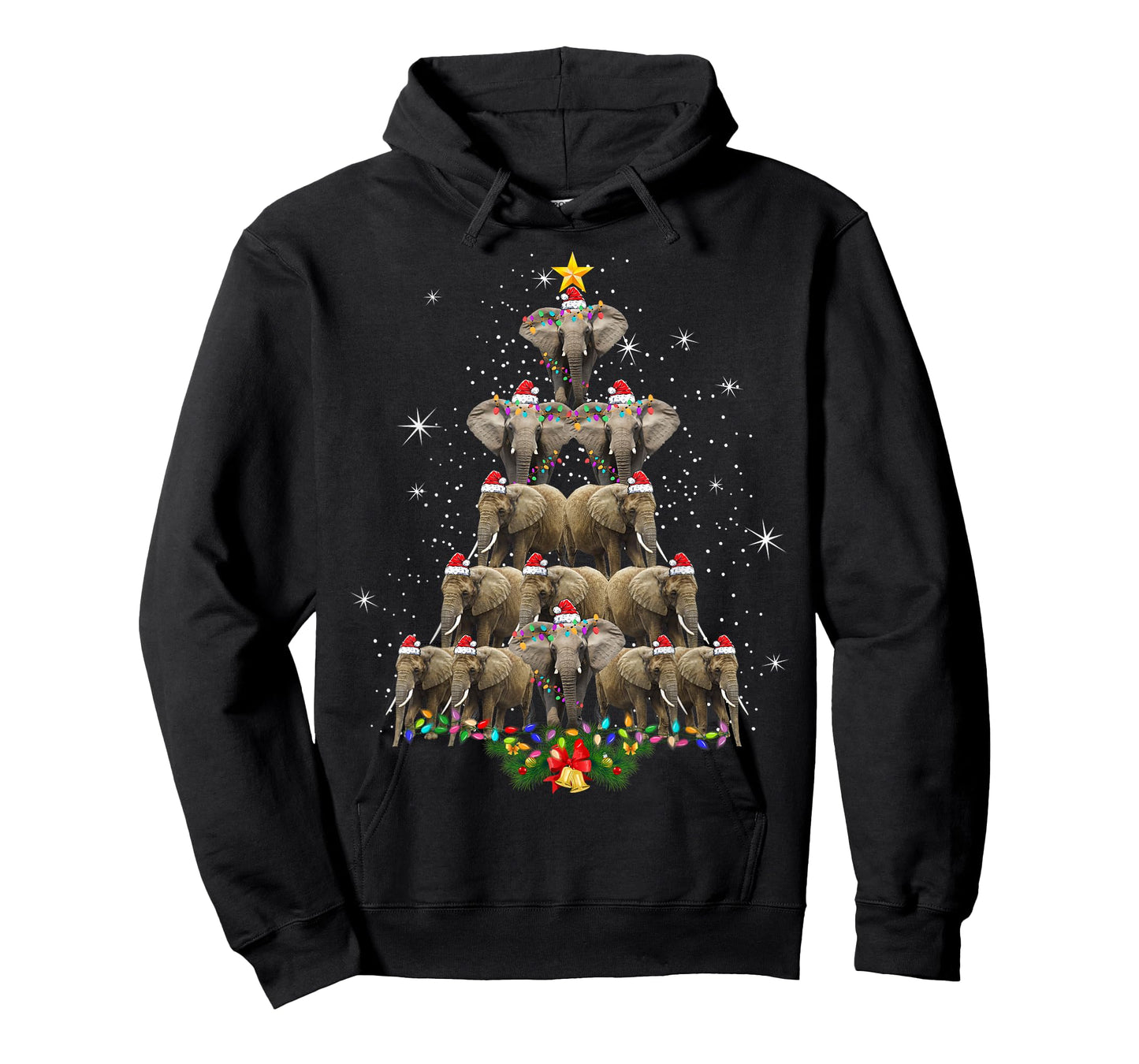 Elephant Christmas Men Women Elephant Lover T-Shirt