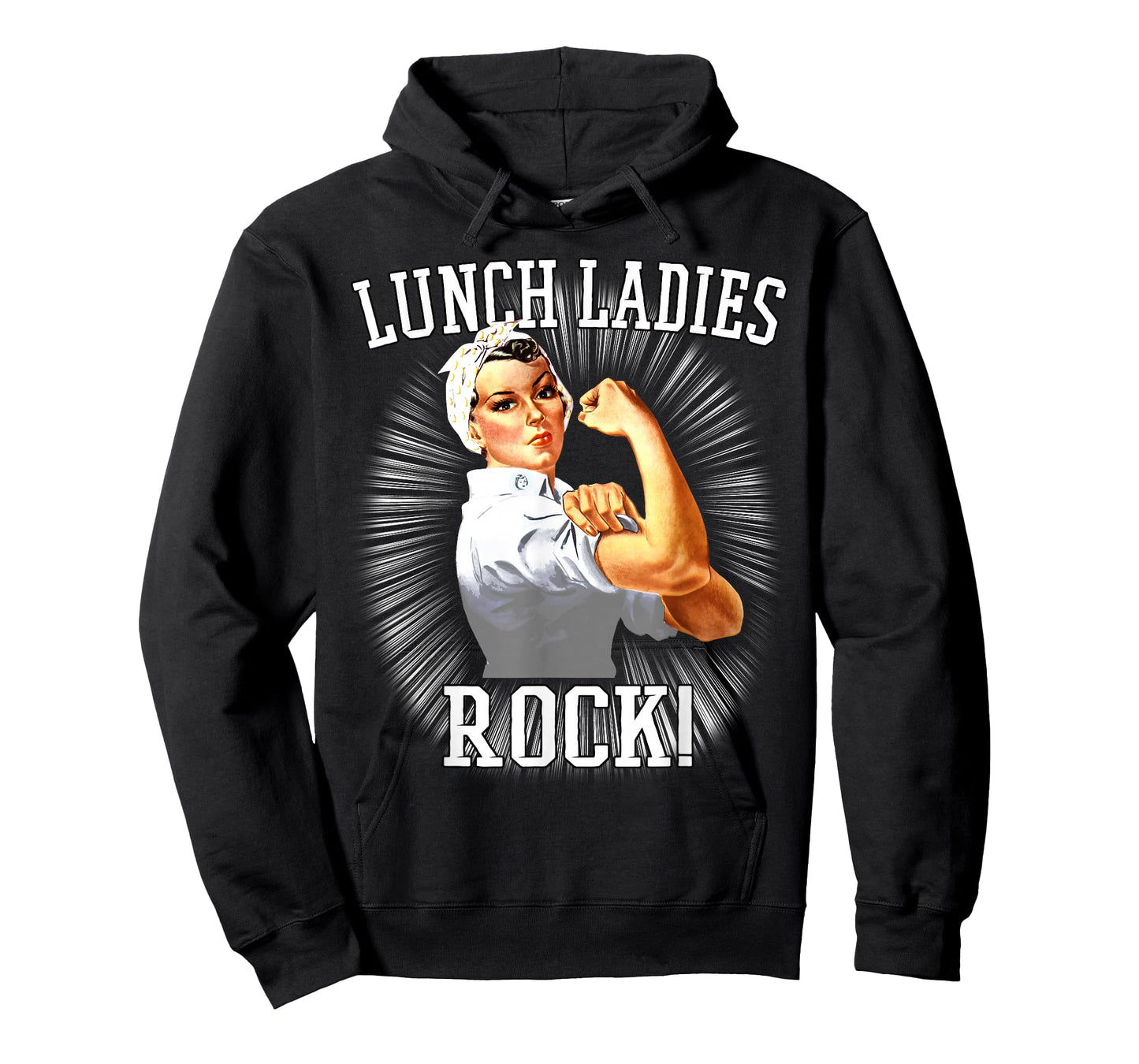Retro Lunch Ladies Rock Cafeteria Worker Funny Lunch Lady T-Shirt