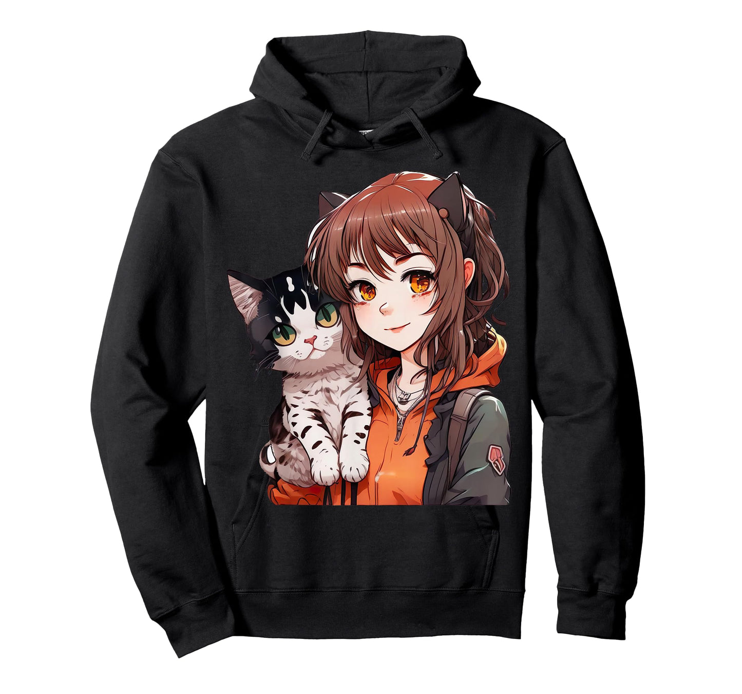Anime and Cats Lover for Teen Manga kawaii Graphic Otaku T-Shirt
