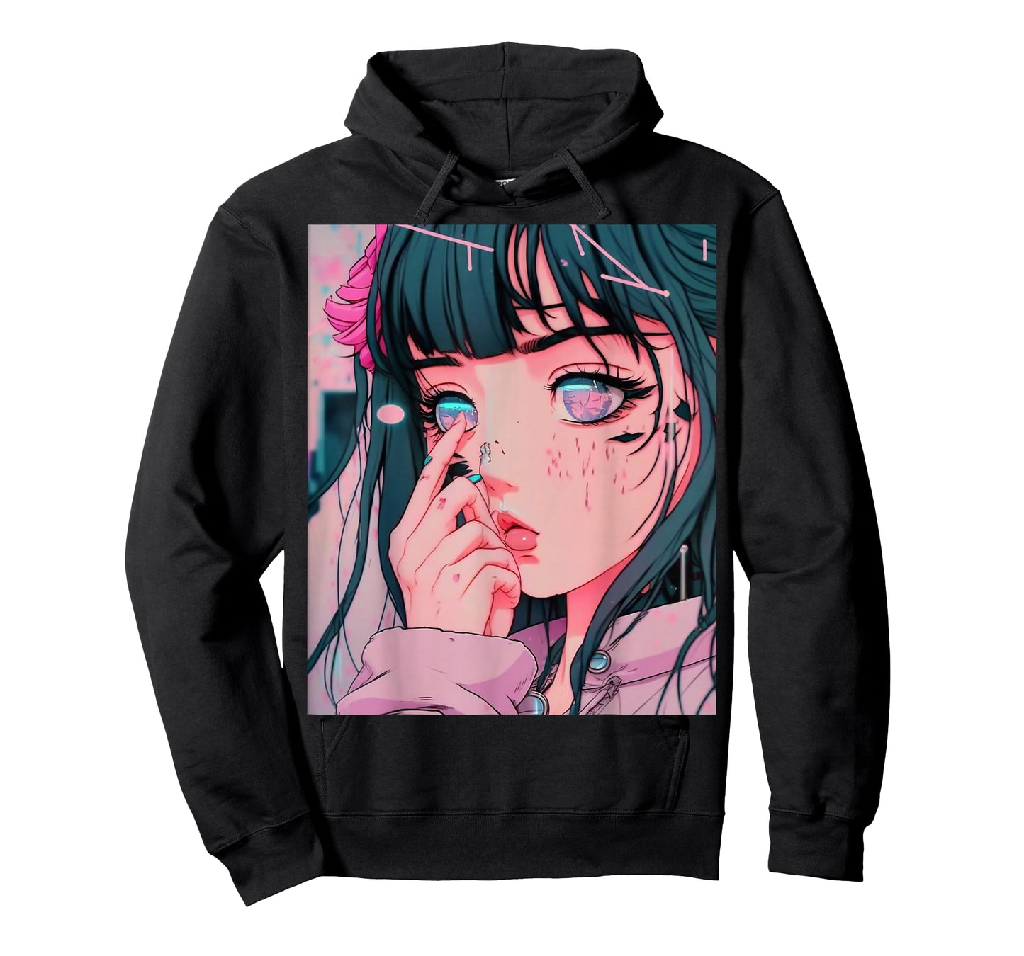Anime Girl Vaporwave Egirl Aesthetic Japanese Otaku T-Shirt