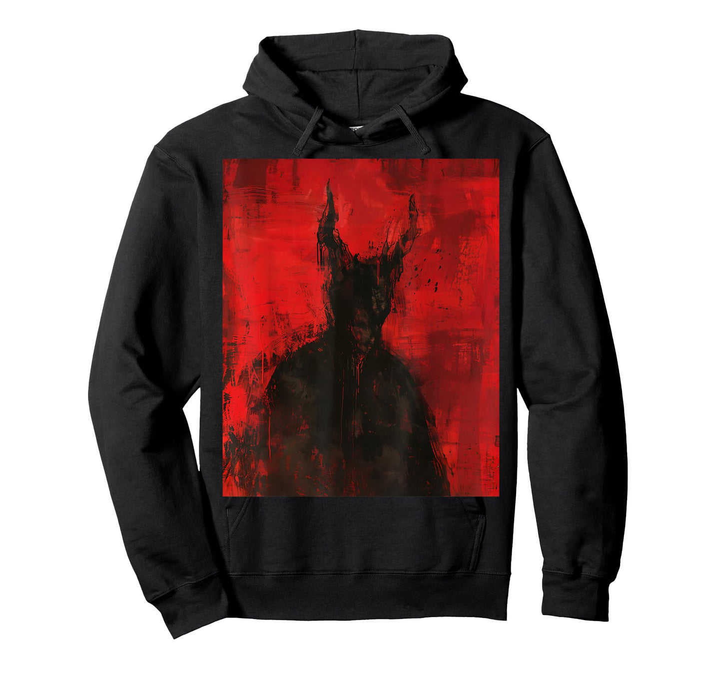 Red Demon Baphomet Horror Art Goth Dark Hell Occult T-Shirt