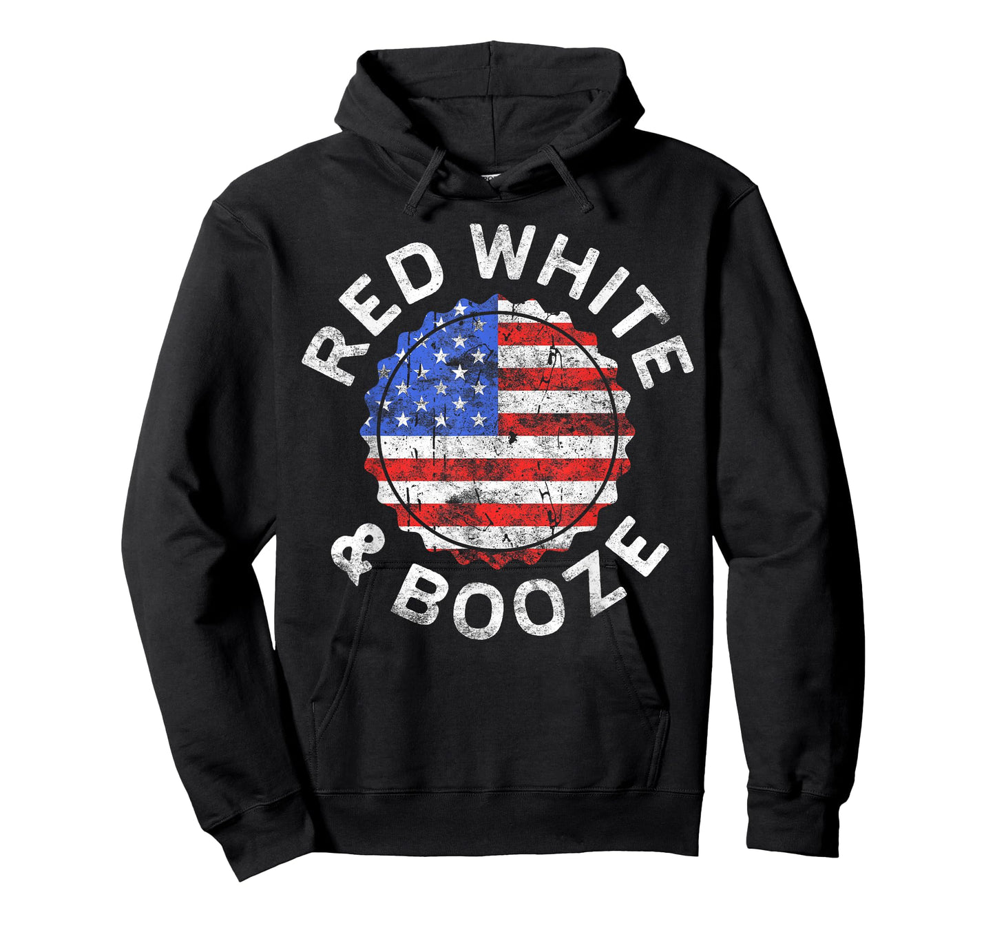 Red White And Booze Shirt Men Women Drinking 4th of July T-Shirt