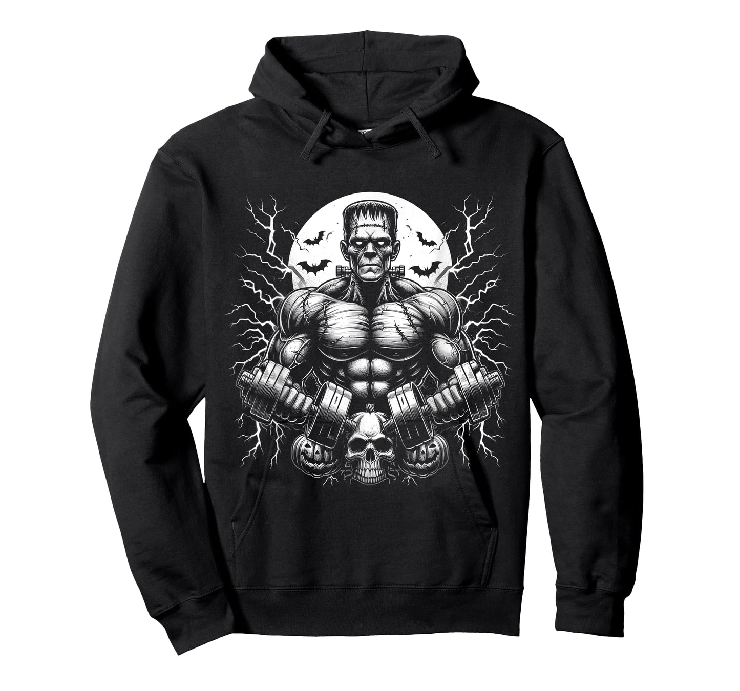 Frankenstein Monster Halloween Gym Workout T-Shirt
