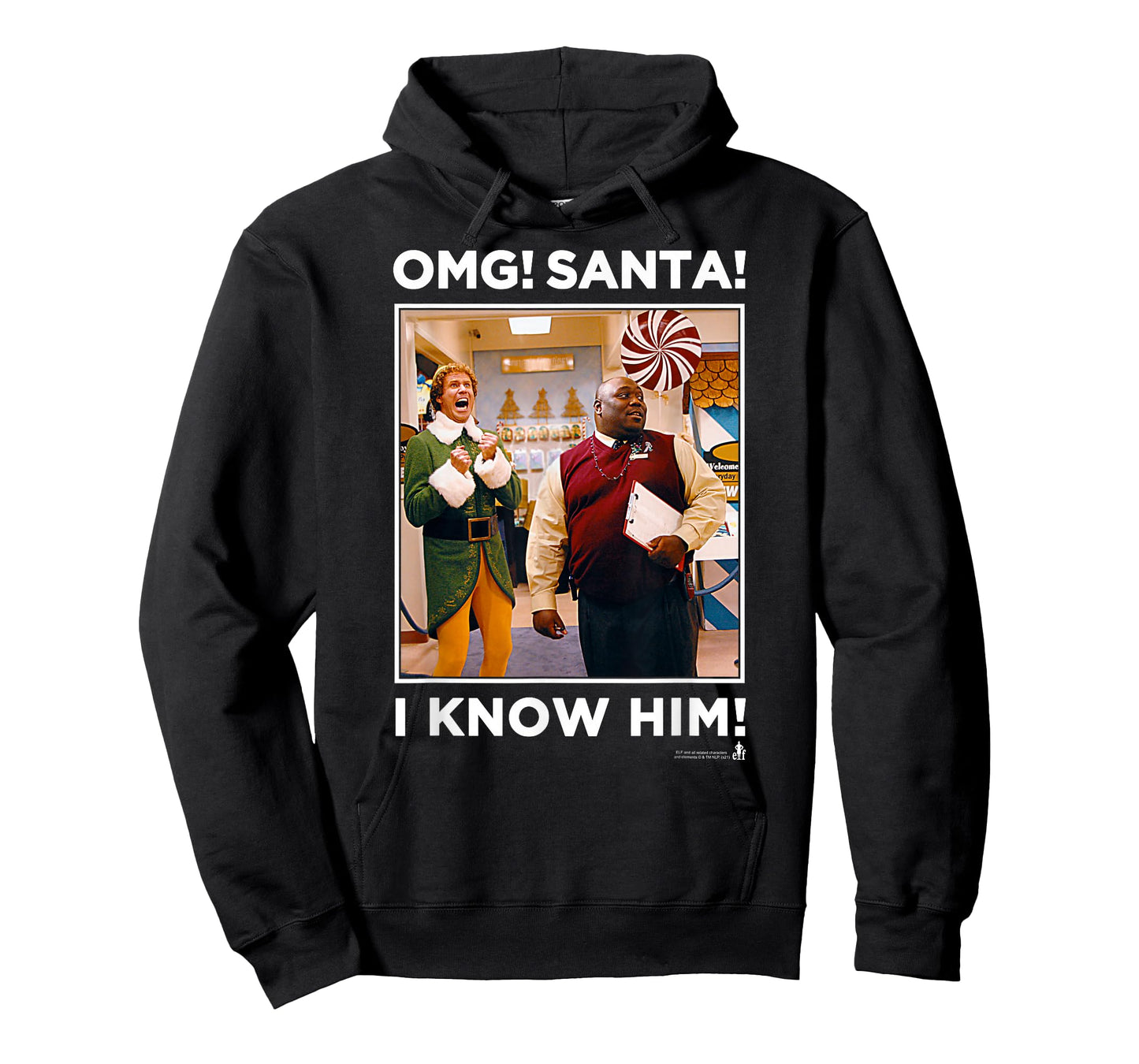 Elf I Know Him! Store Scene Funny Christmas T-Shirt
