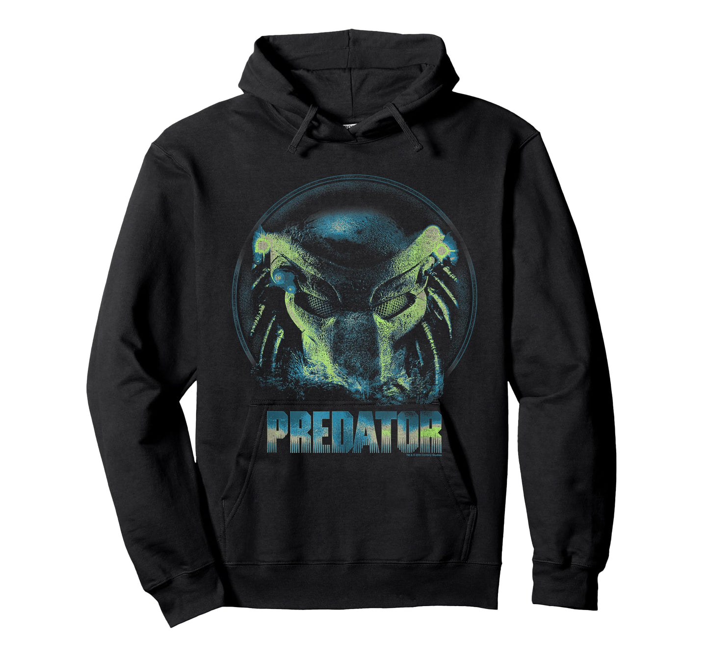Aliens Iconic Predator Big Face Distressed Big Chest Poster T-Shirt