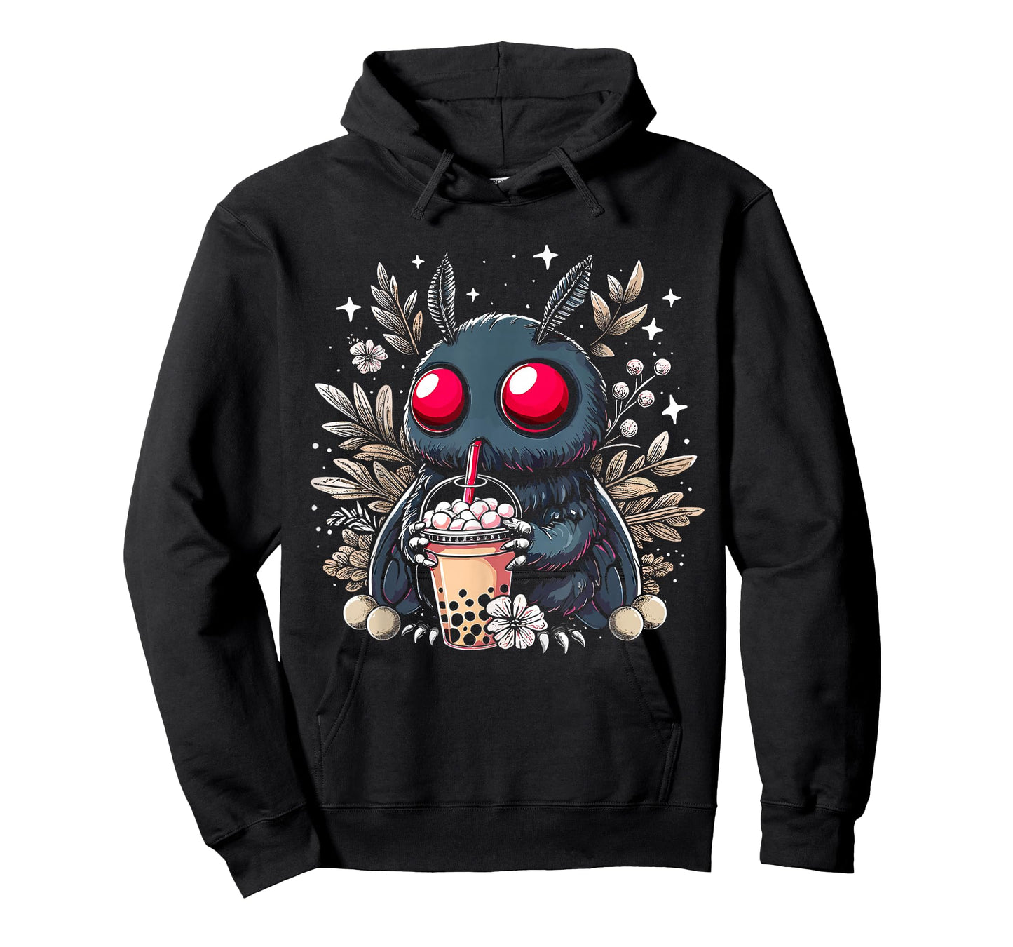 Mothman Bubble Tea Kawaii Boba Tea T-Shirt