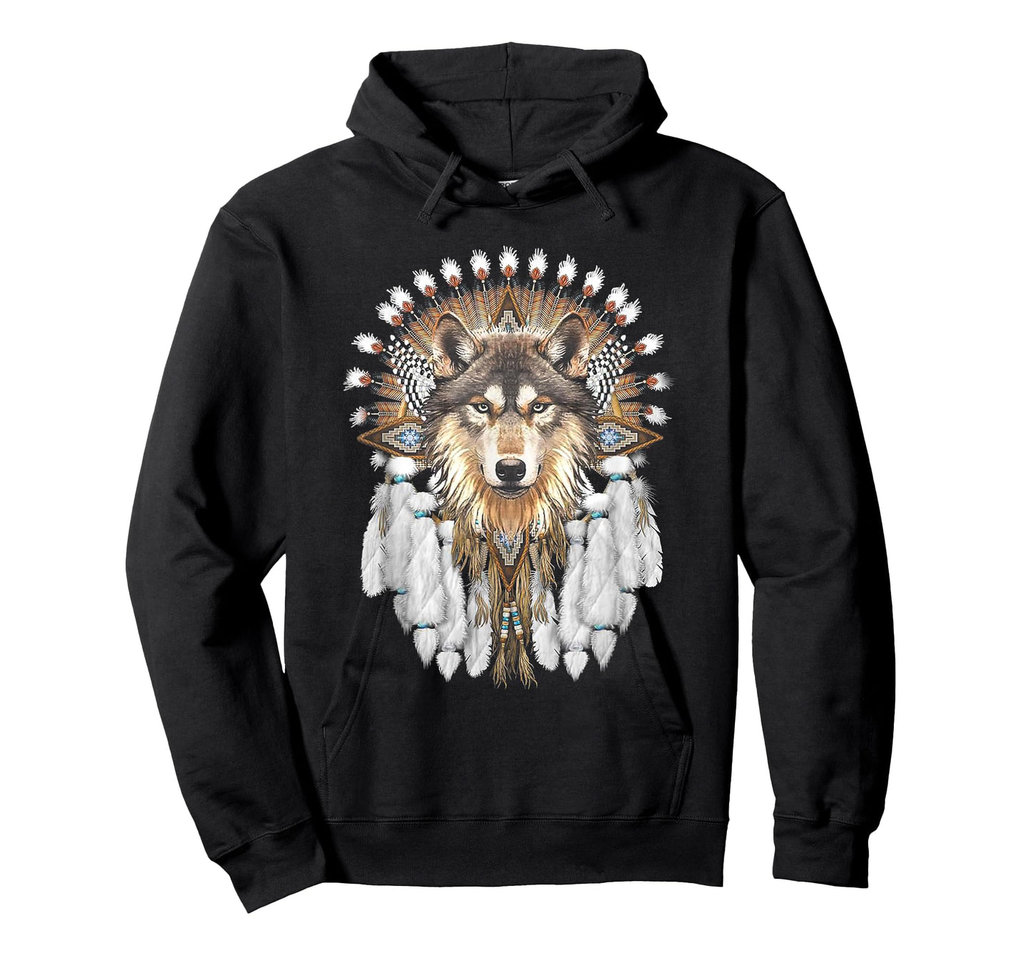 Native American Wolf Feather T-Shirt