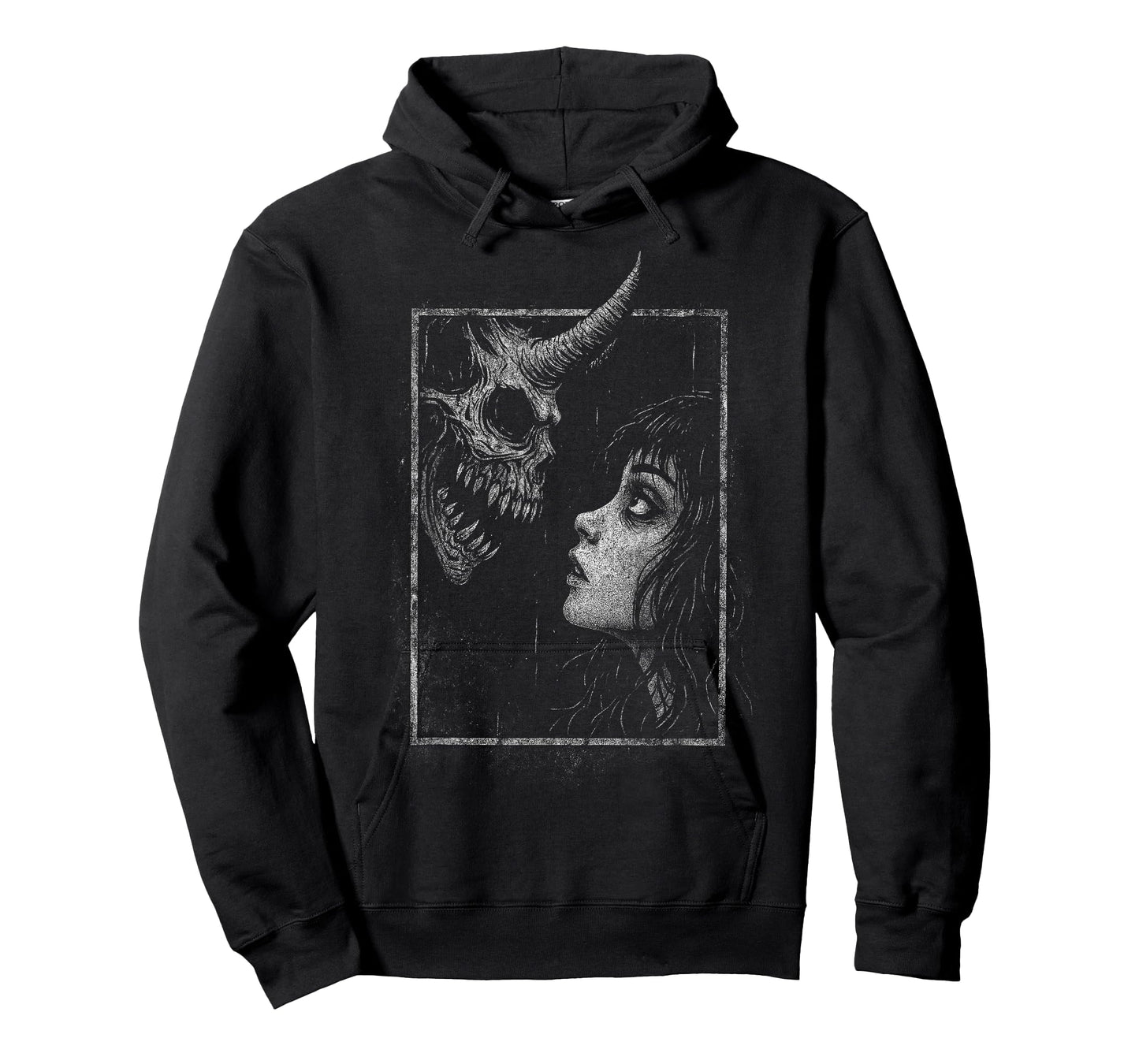 Horror Creepy Demon Monster Anime Manga Alt Scary Goth Girl T-Shirt
