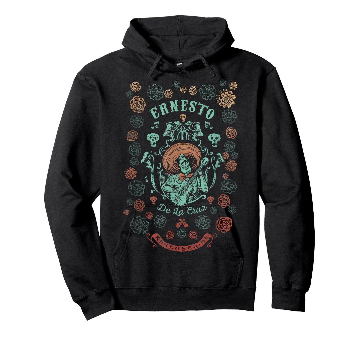 Disney Pixar Coco Ernesto Remember Me Floral Style T-Shirt T-Shirt