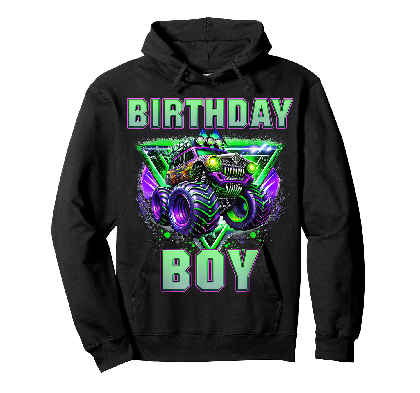 Birthday Boy Monster Truck Are My Jam Shirt Bday Party Kids T-Shirt