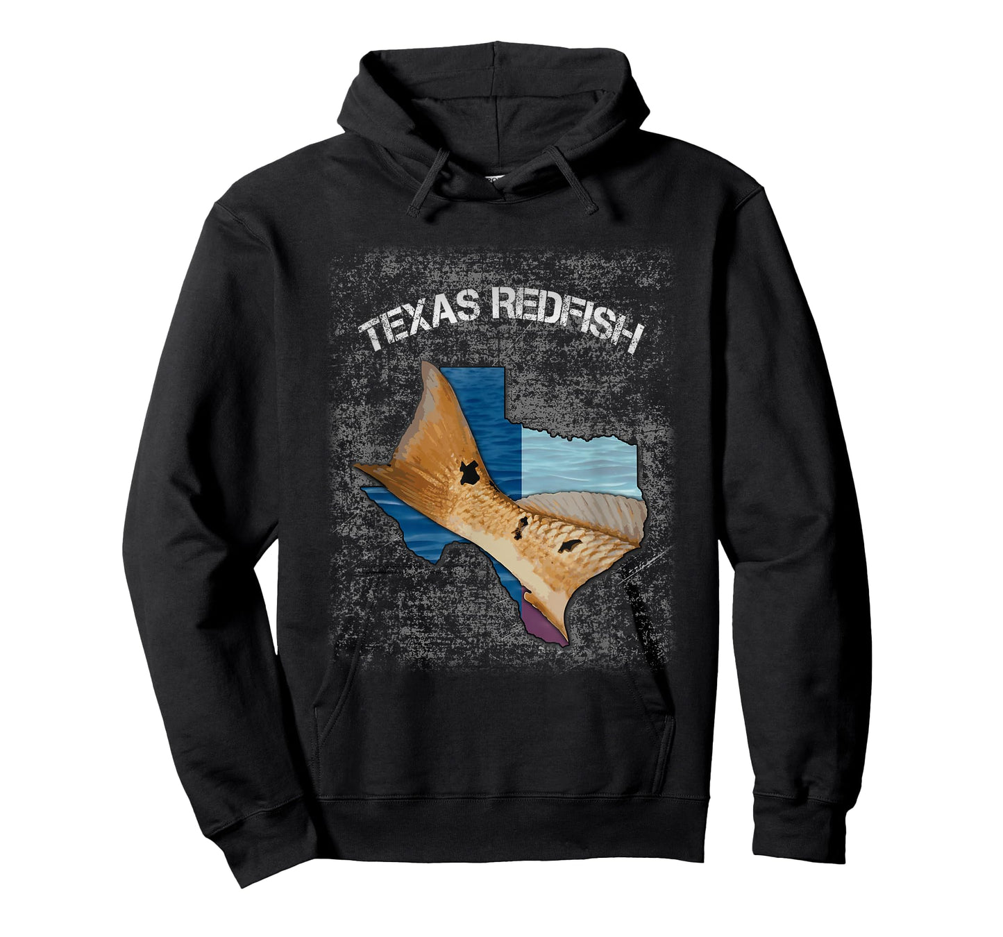 Texas Redfish Texas Flag Fishing Shirt