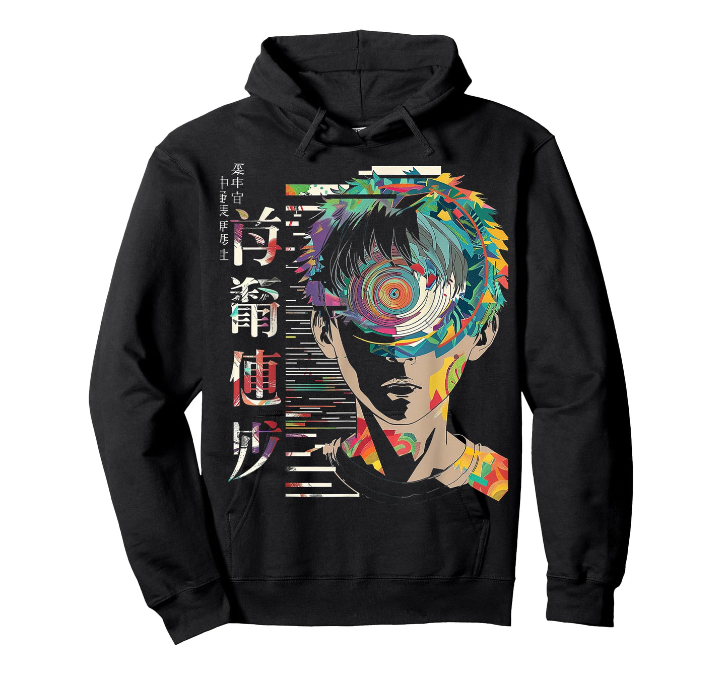 Anime Manga Motif Mandala Artwork Anime T-Shirt