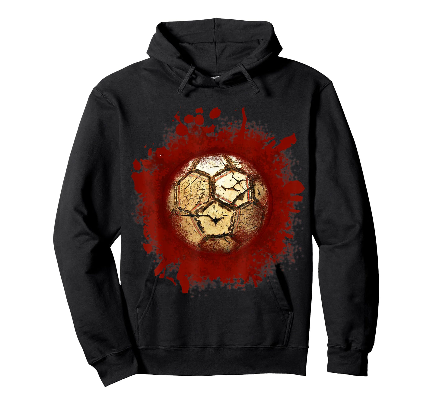 Zombie Soccer Blood Funny Scary Player Halloween Costume T-Shirt