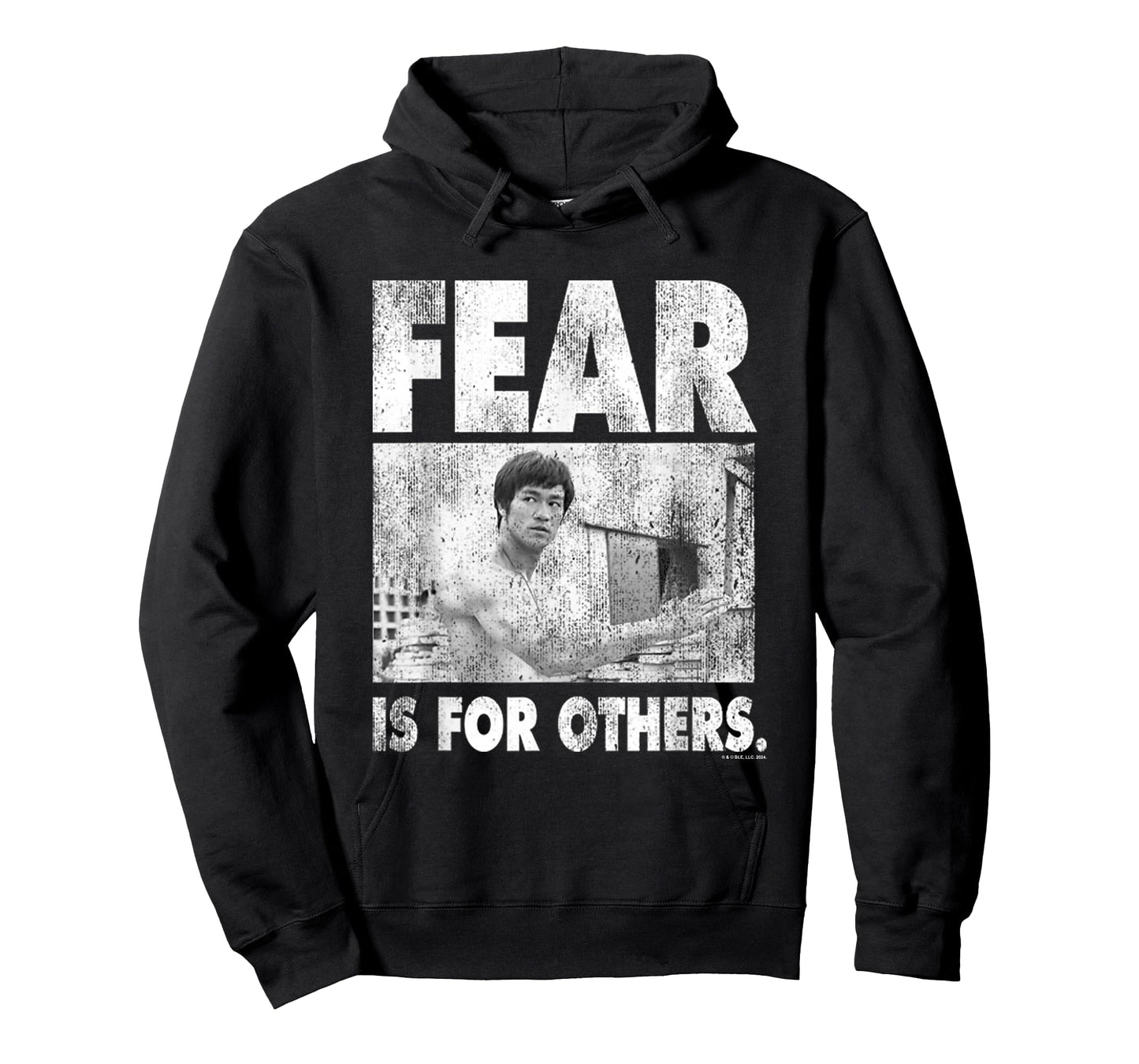 Bruce Lee Fear is for Others Distressed Poster T-Shirt