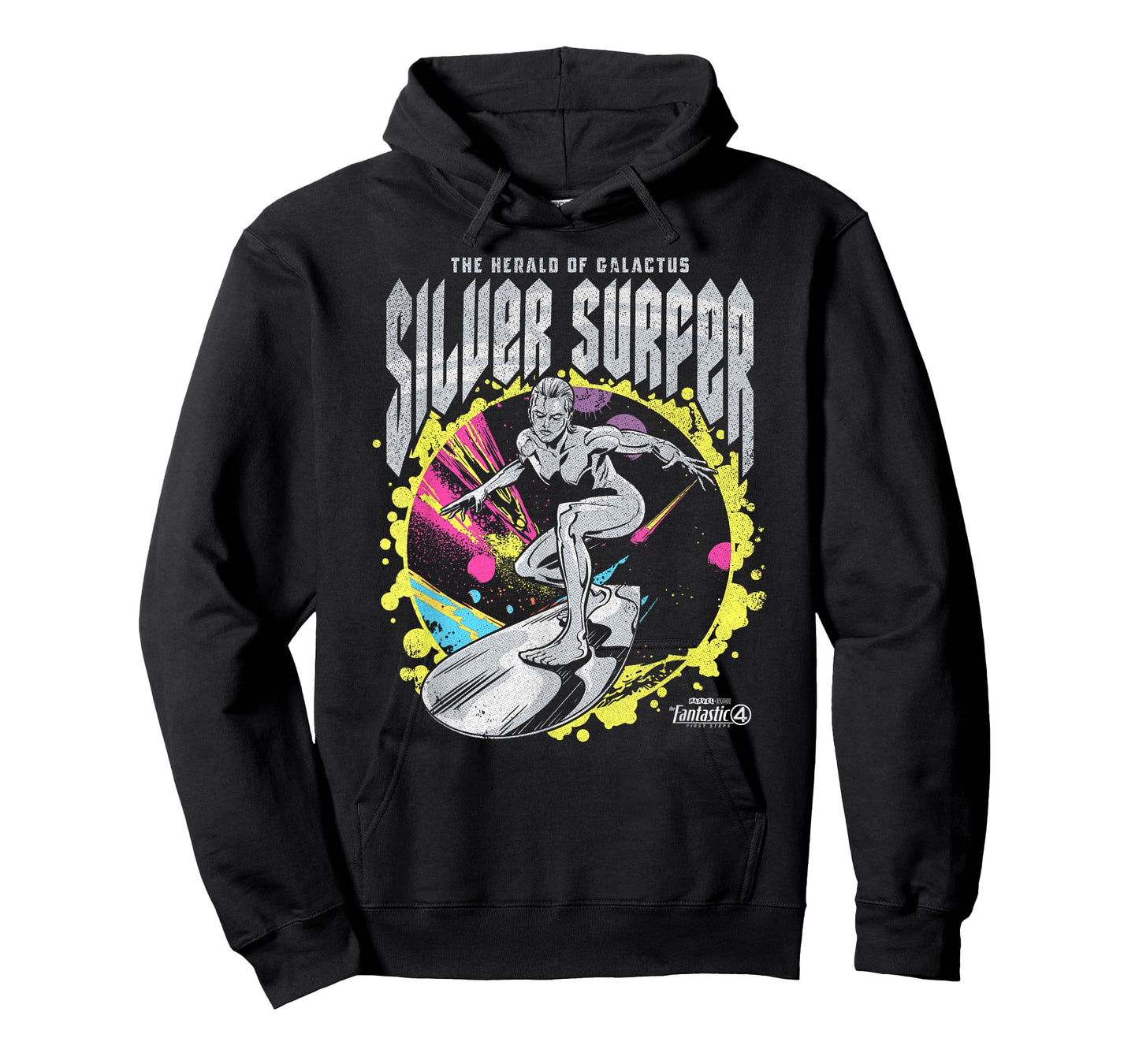 Marvel The Fantastic Four: First Steps Silver Surfer Faded T-Shirt