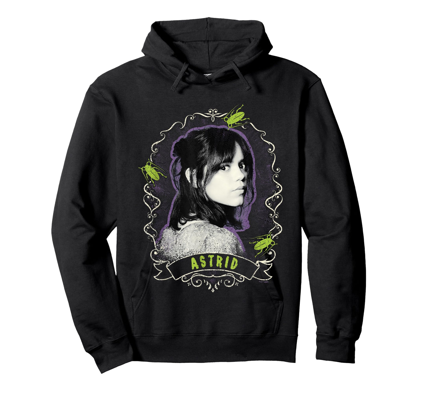 Beetlejuice Beetlejuice Astrid Deetz Face Portrait Vintage T-Shirt