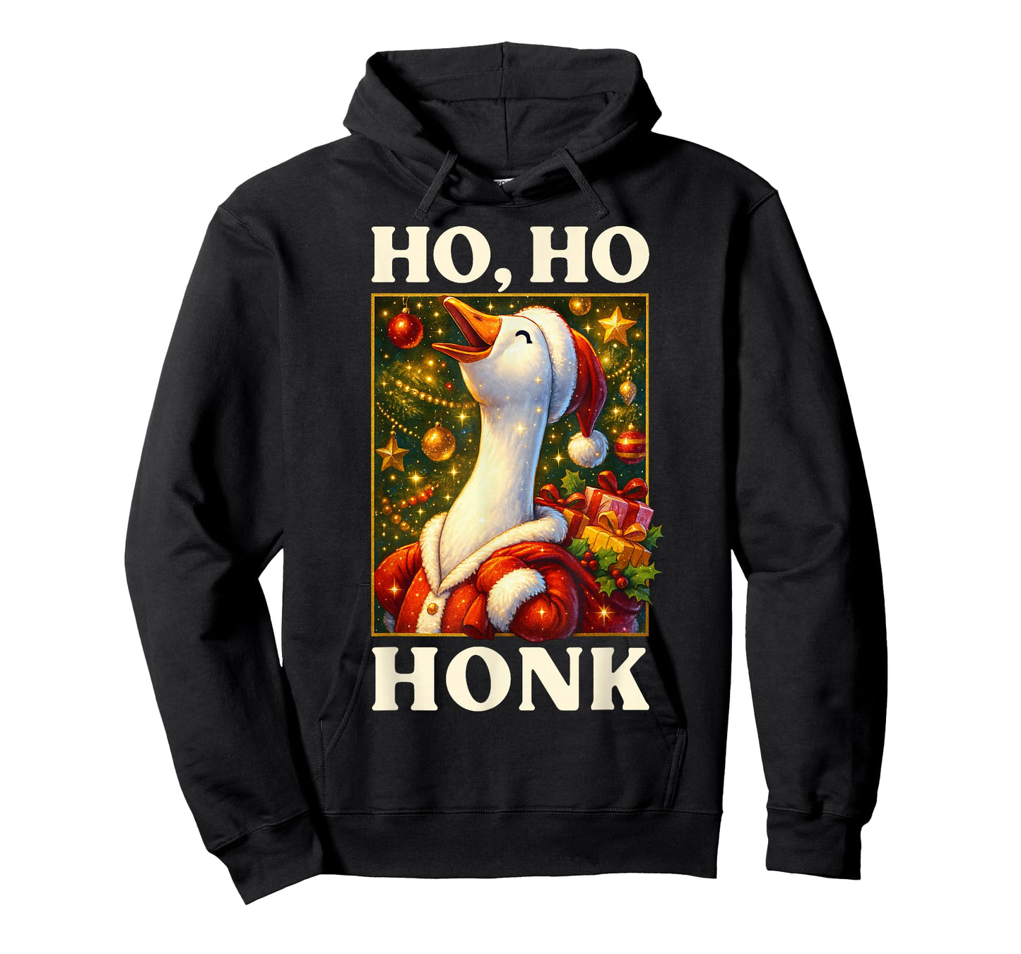 Funny Goose Ho Ho Honk Christmas Outfit for Men Women Kids T-Shirt