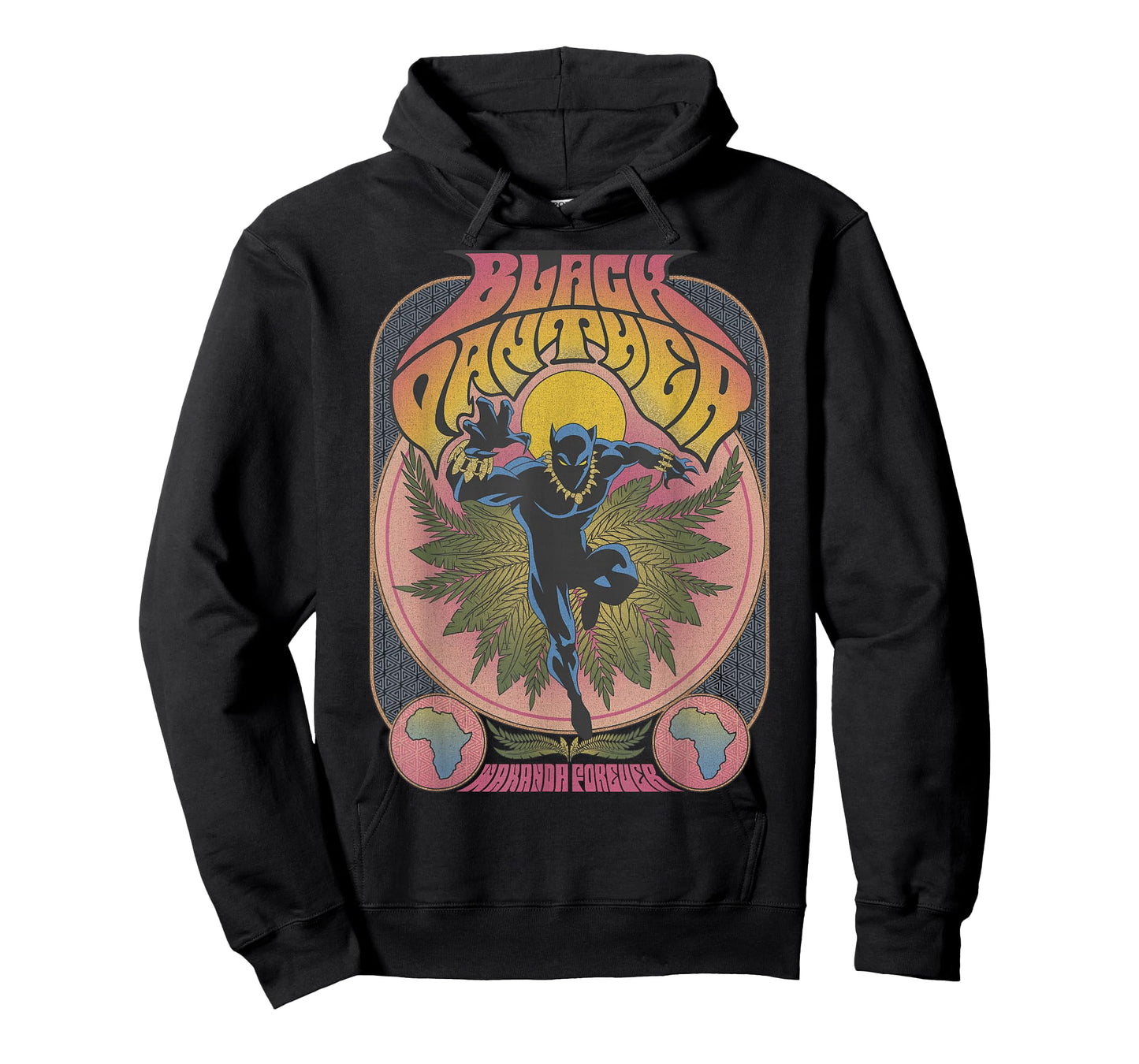 Marvel Black Panther Vintage 70's Poster Style T-Shirt