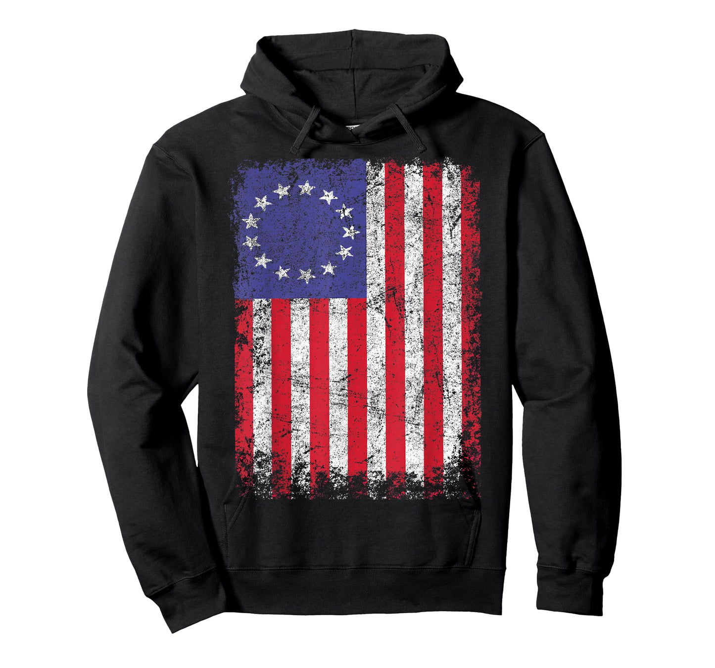 4th of July Patriotic Betsy Ross battle flag 13 colonies T-Shirt