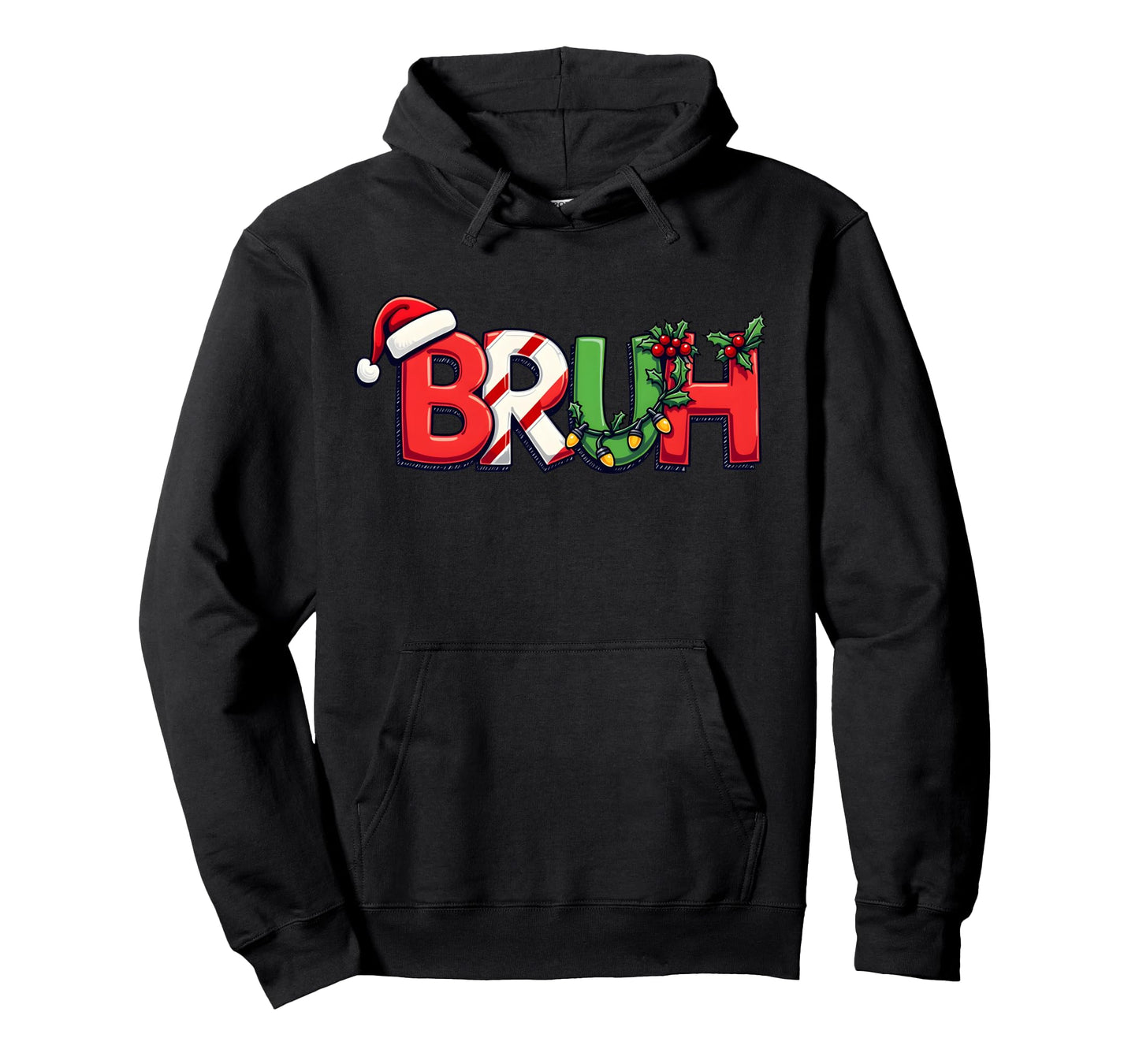 Bruh Funny Saying Bro Teens Boys Kids Christmas Xmas Long Sleeve T-Shirt
