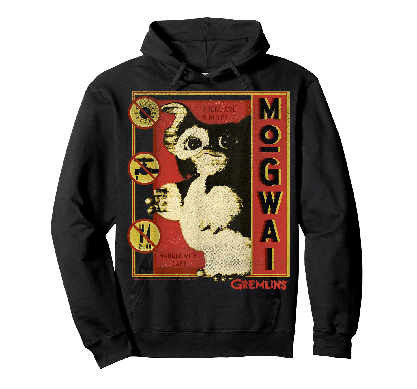 Gremlins Mogwai Three Rules Poster T-Shirt Small
