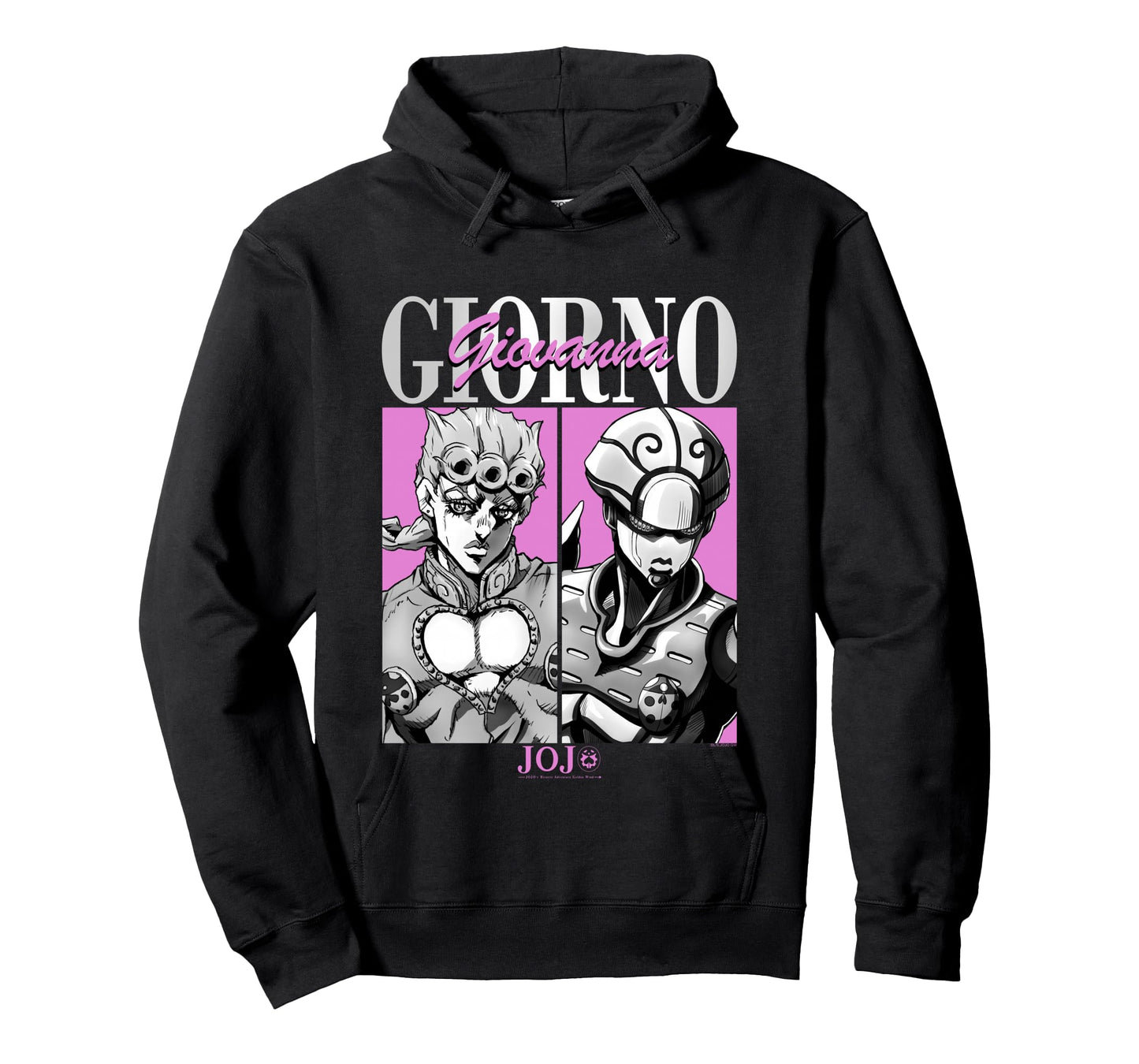 JoJo's Bizarre Adventure Giorno & Golden Wind Panels Anime Long Sleeve T-Shirt
