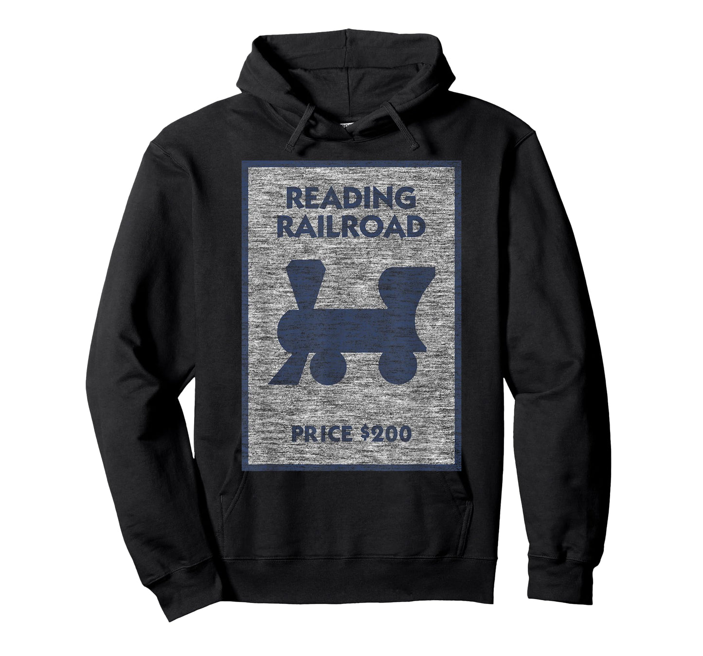 Monopoly Reading Railroad Vintage Place Icon Logo T-Shirt